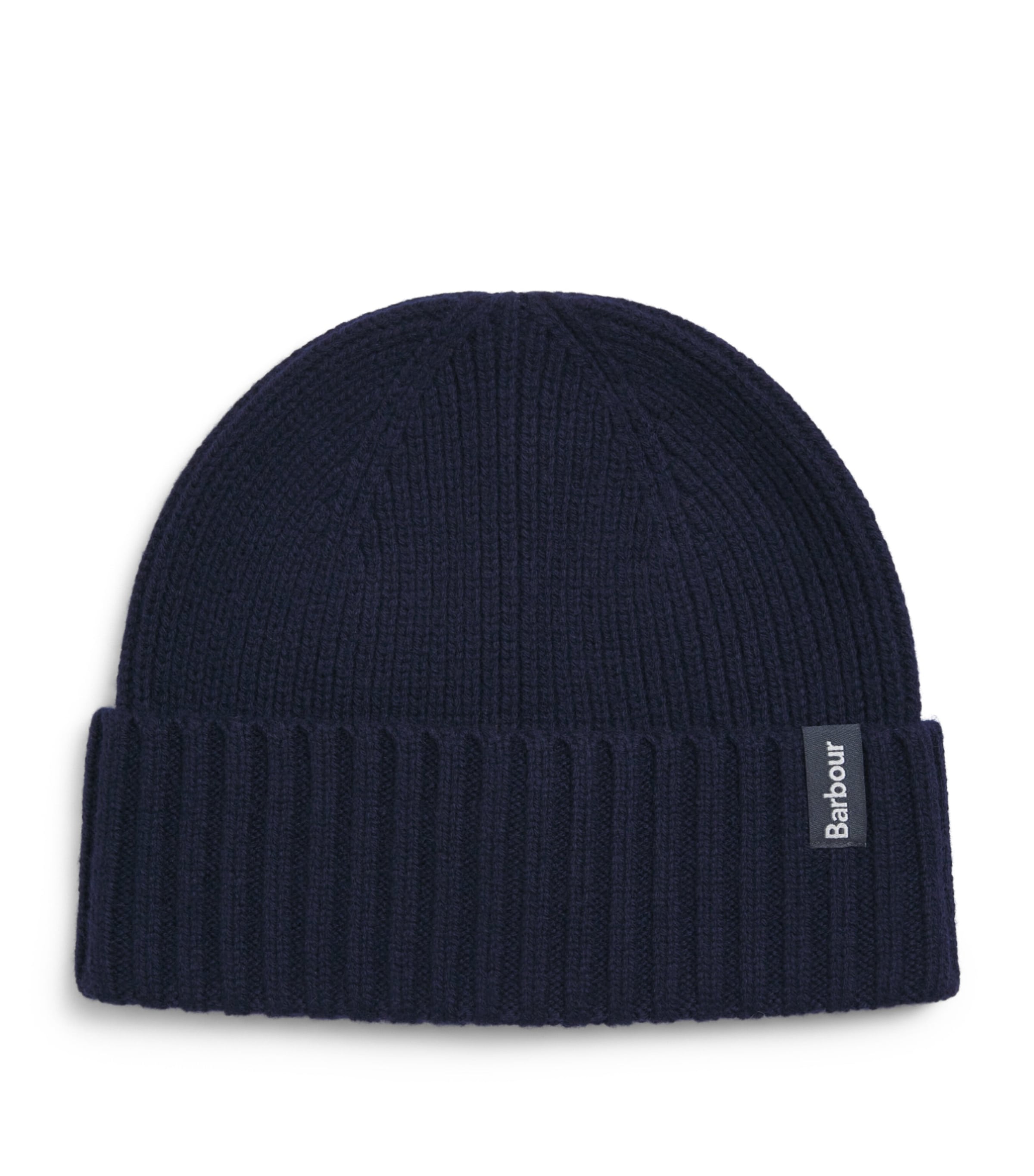 Barbour Wool-cashmere Danforth Beanie In Navy