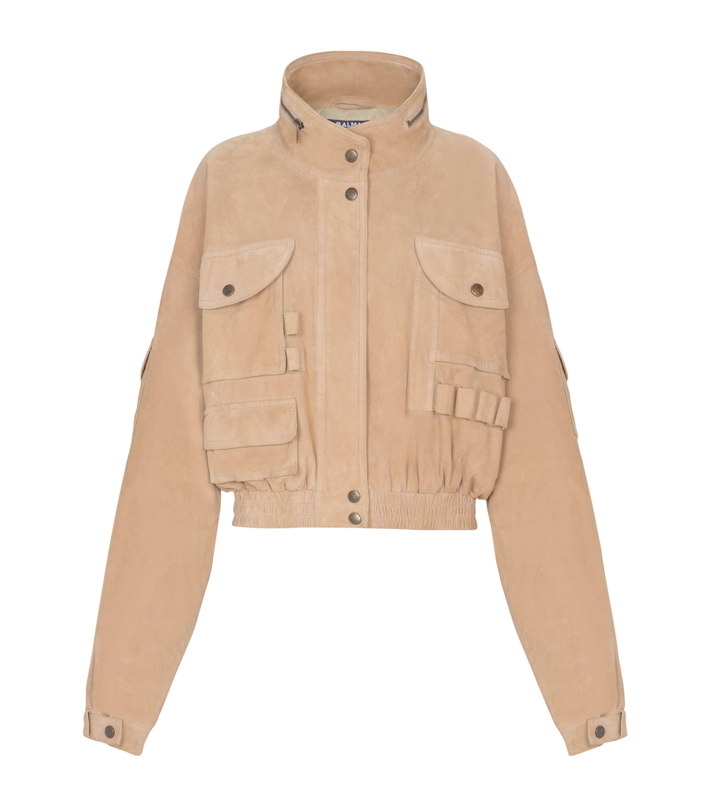 Suede Bomber Jacket 8FI SABLE Image 1