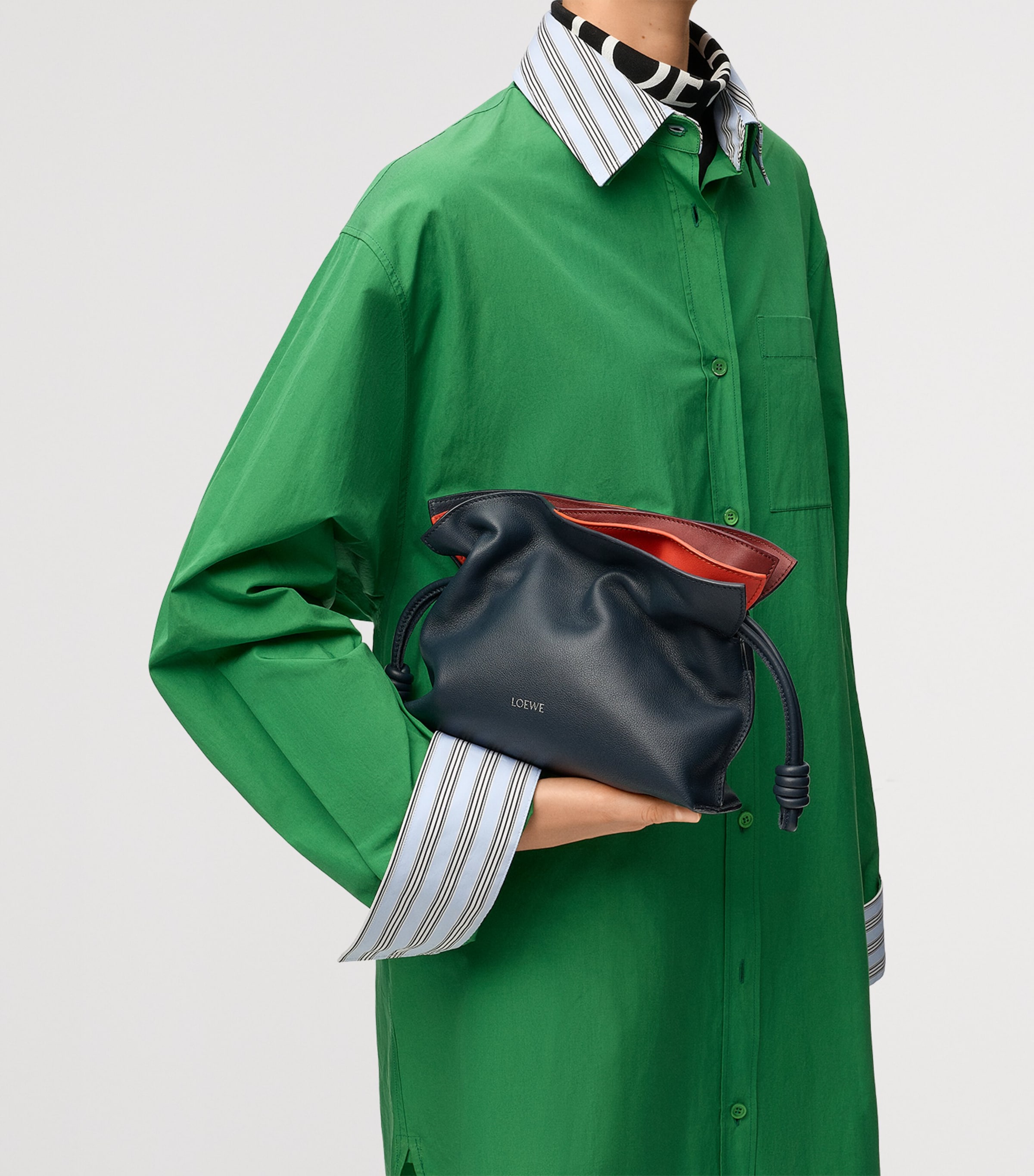 LOEWE Mini Leather Layers Flamenco Purse Image 9
