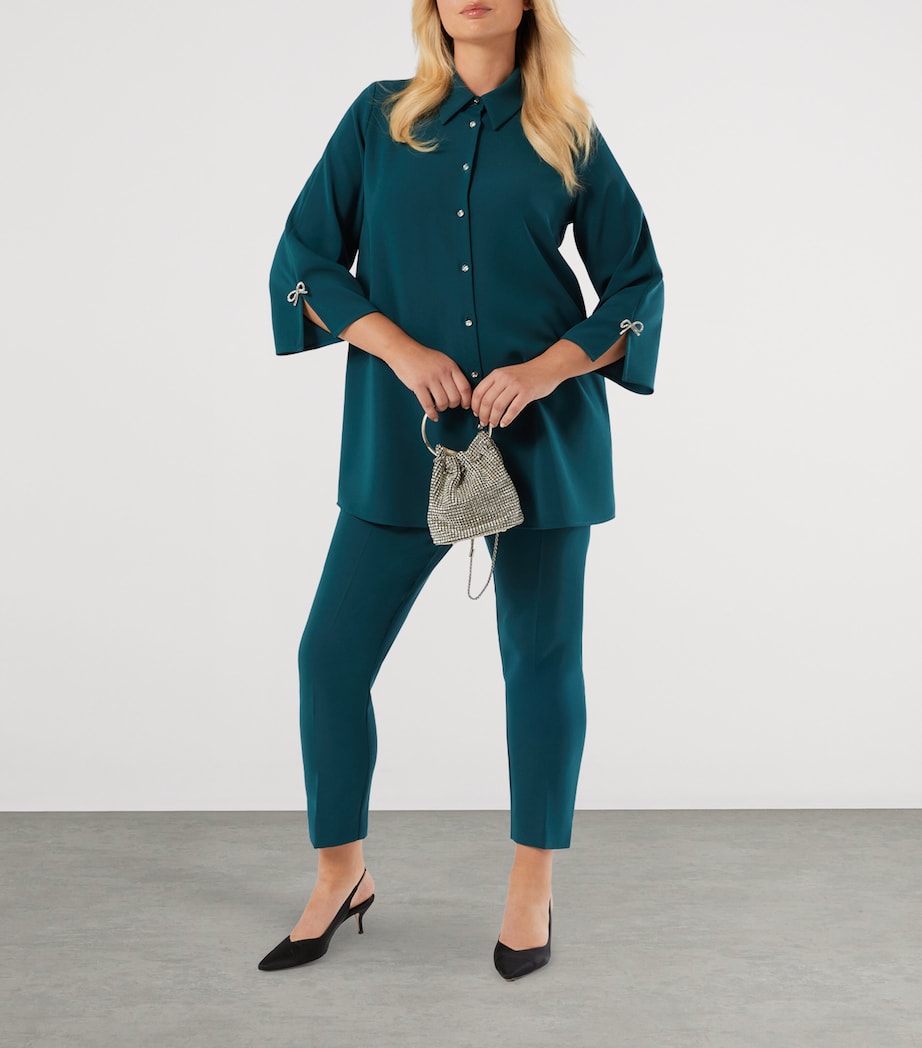 Embellished Biagio Shirt Jacket EMERALD Image 5