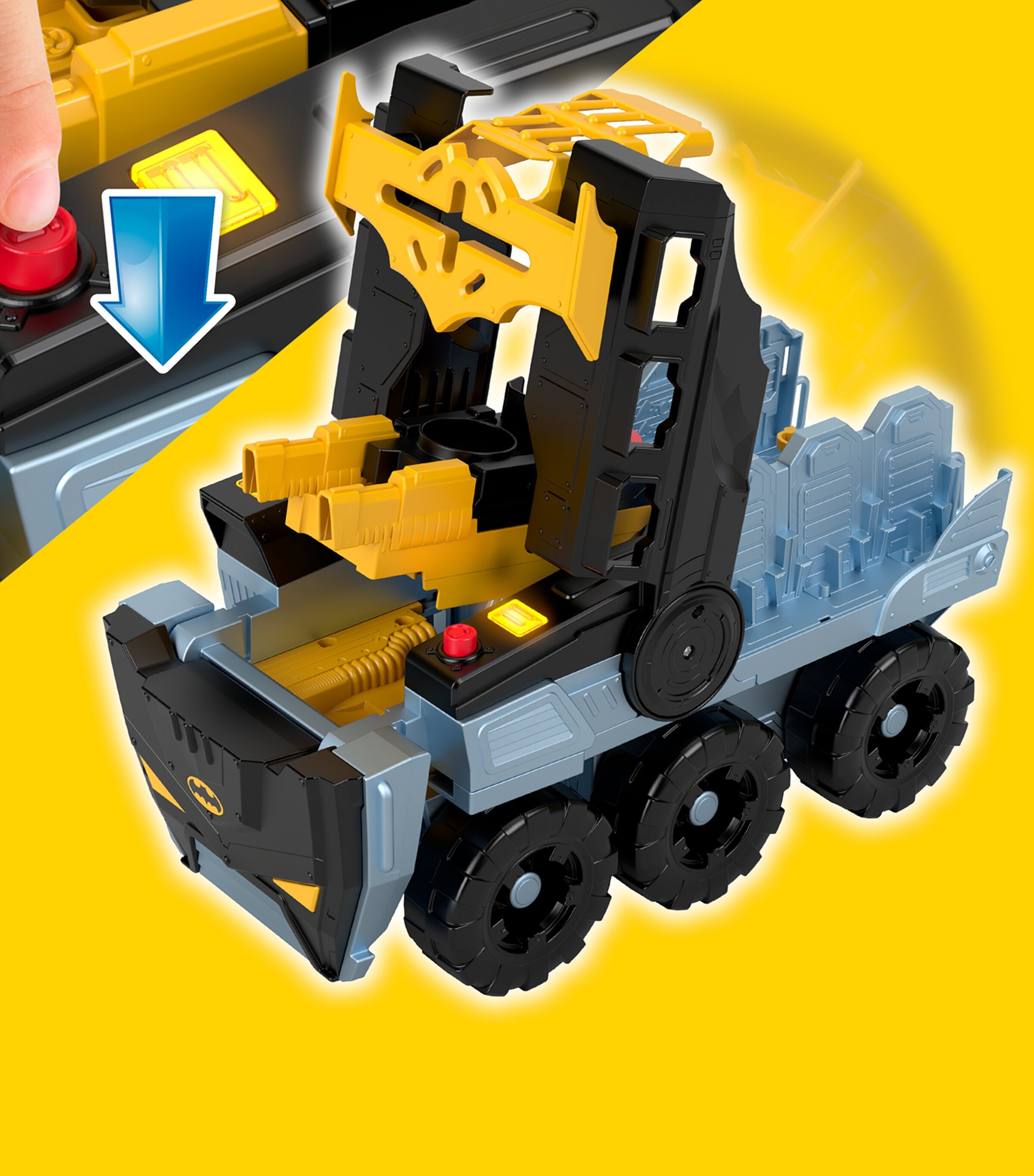 Imaginext DC Super Friends Transforming Bat-Tank Toy MULTI Image 5