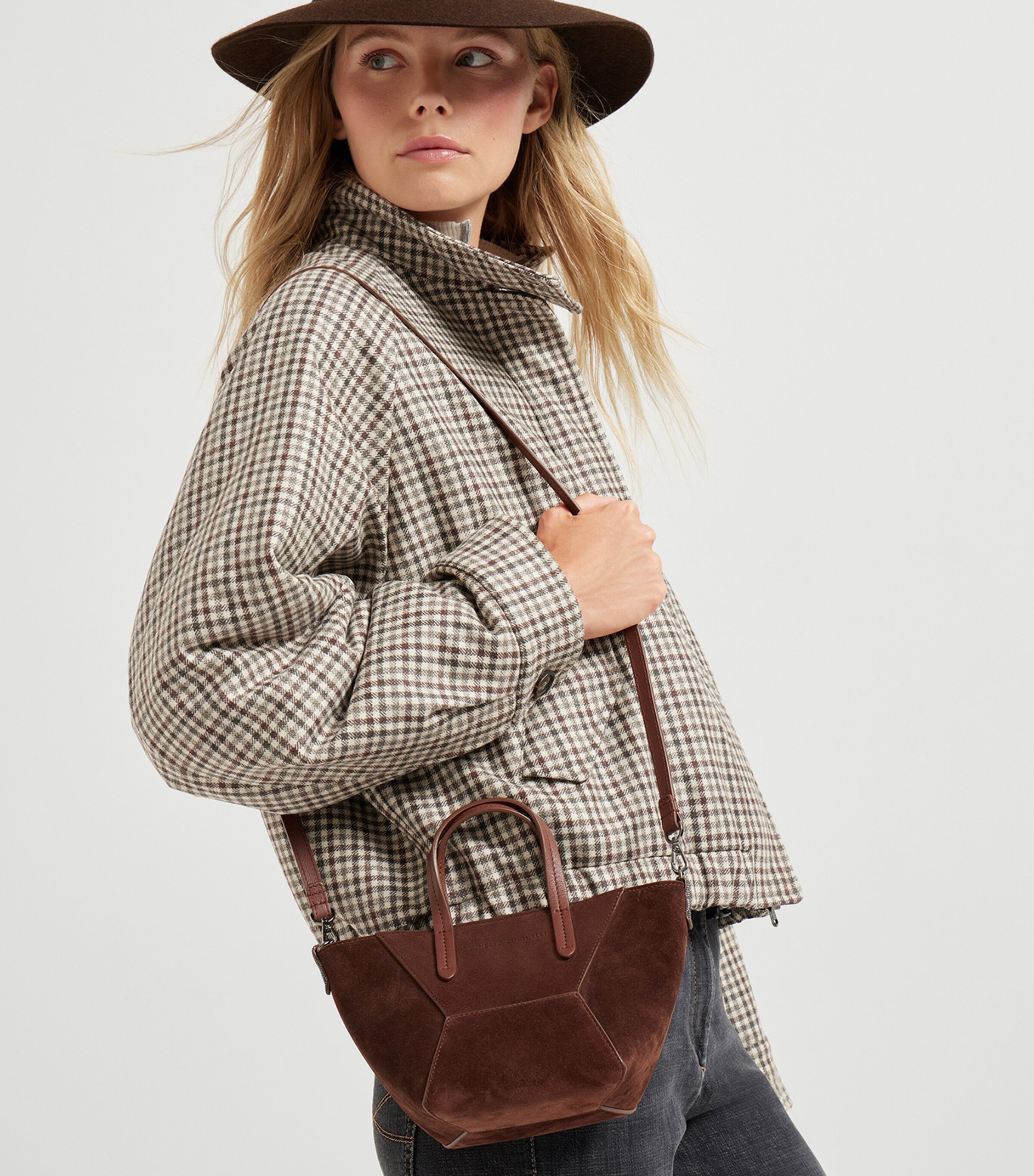 Mini Suede BC Duo Tote Bag C4181 Image 3