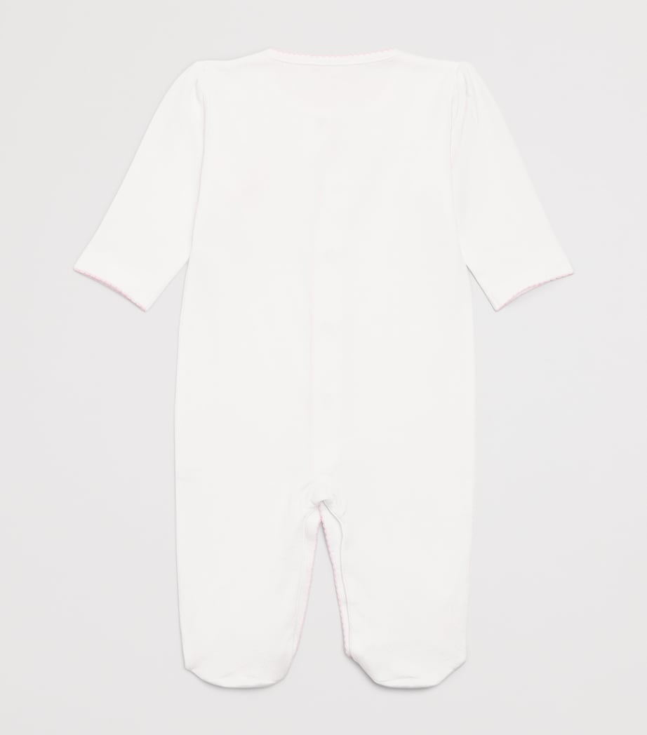 Pima Cotton Noah's Arc All-In-One (0-9 Months) K192WHITE/PINK Image 2