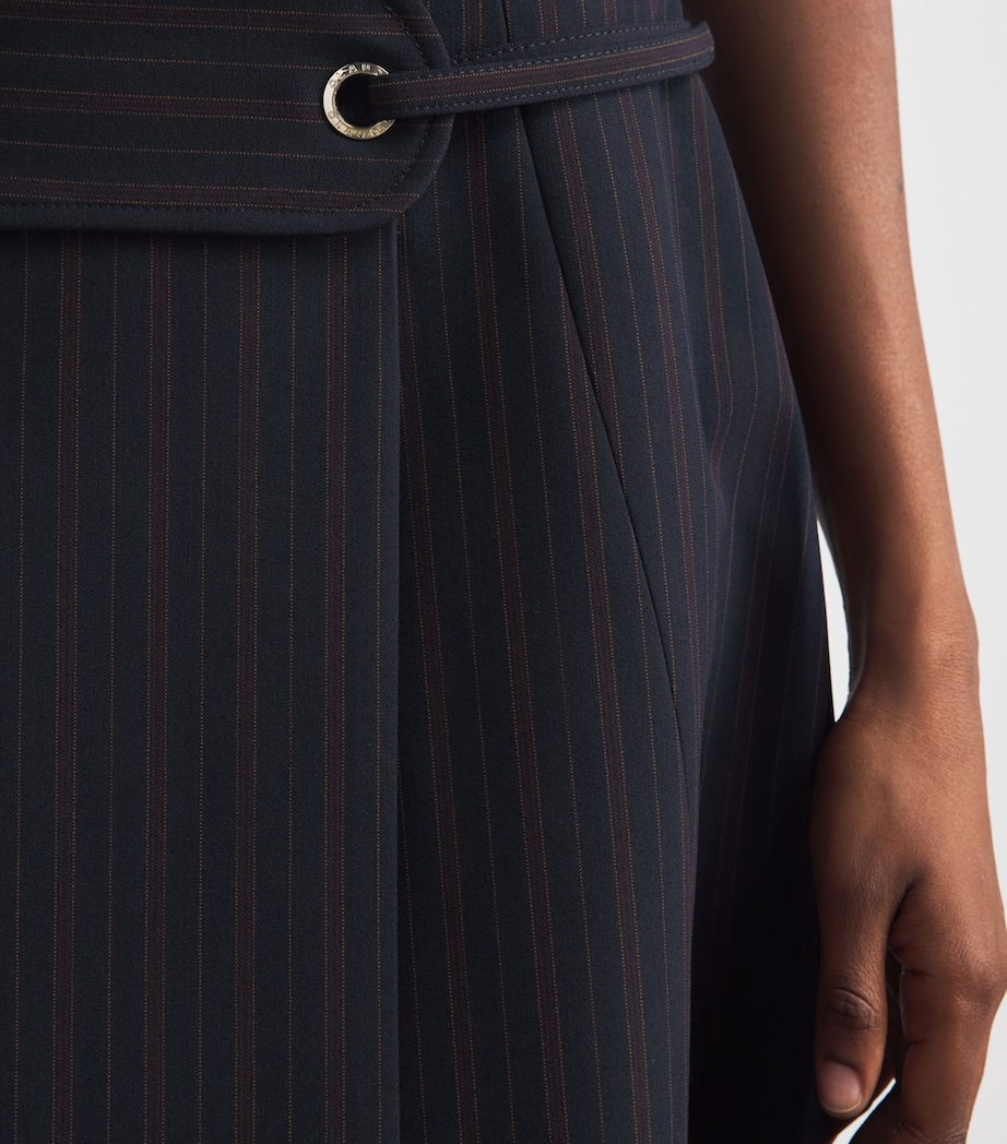 Claudie Pierlot Womens Pleated Mini Skirt Multicolored Image 3