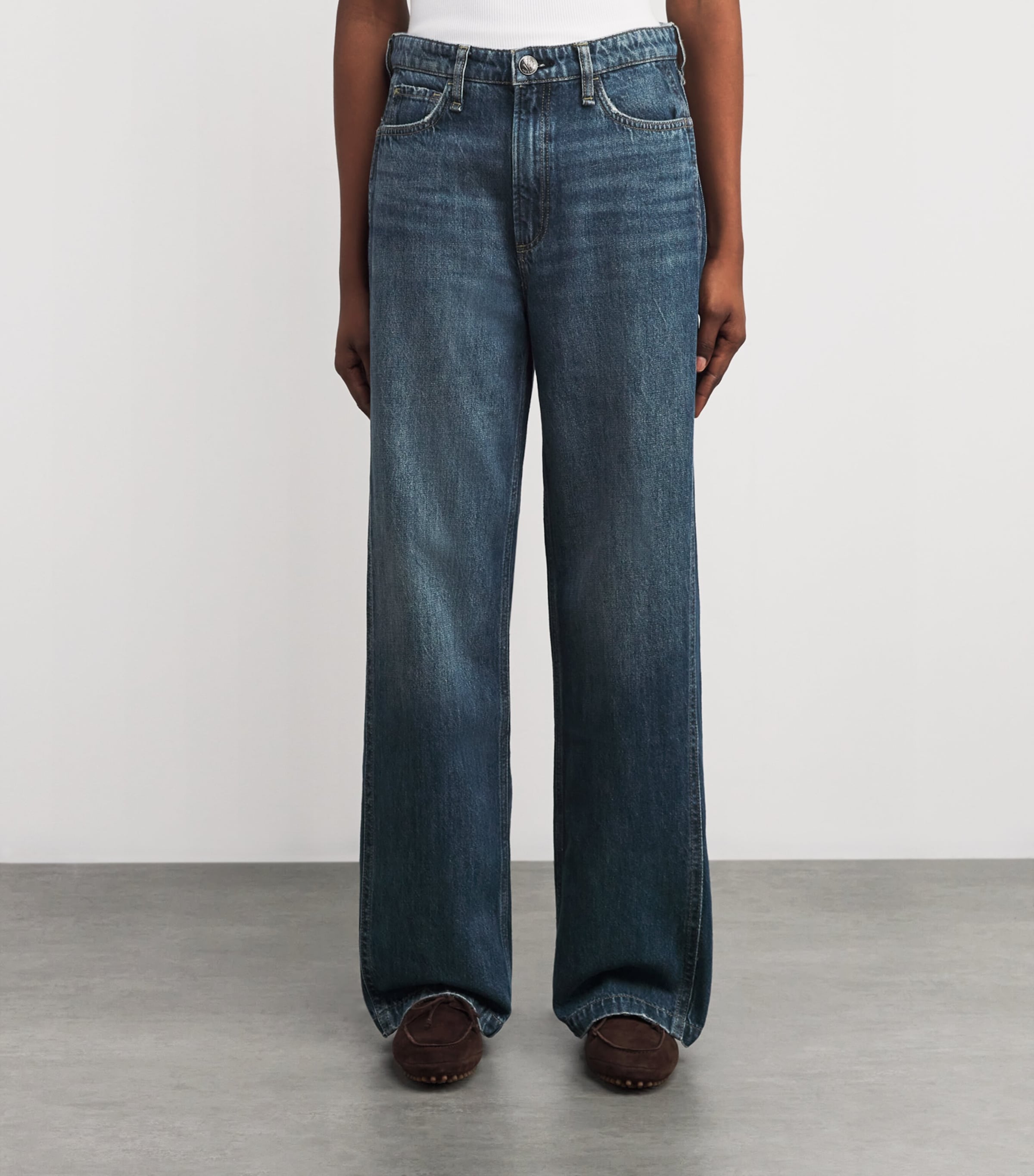 Logan Mid-Rise Wide-Leg Jeans TWOINDGO Image 3