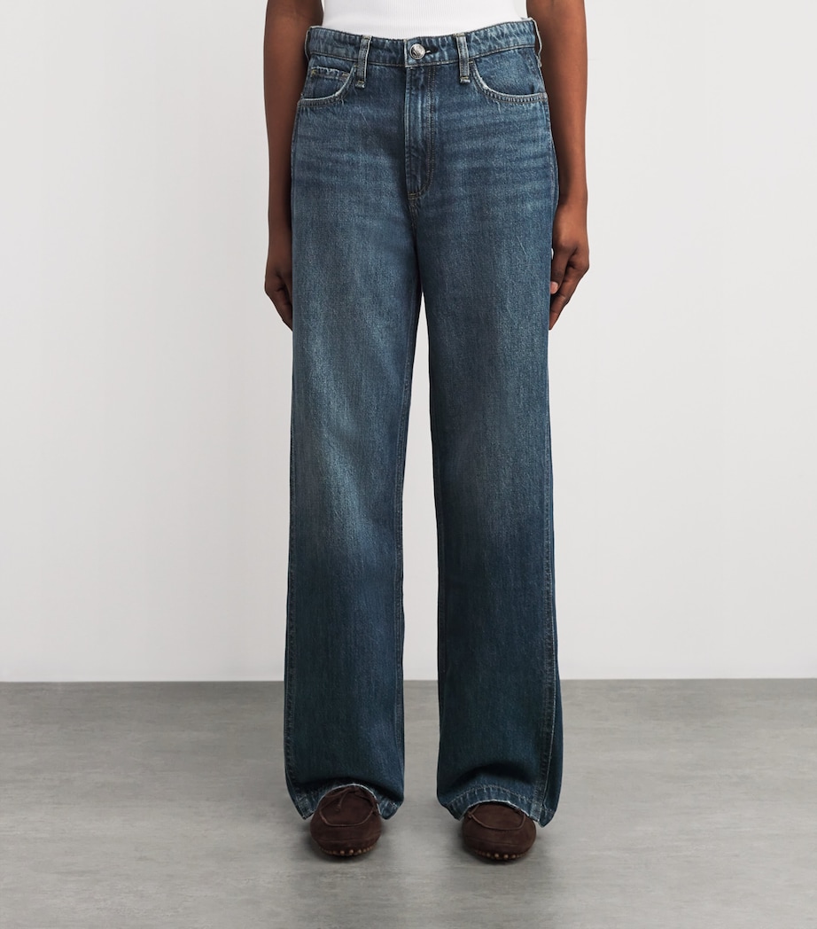 Logan Mid-Rise Wide-Leg Jeans TWOINDGO Image 3