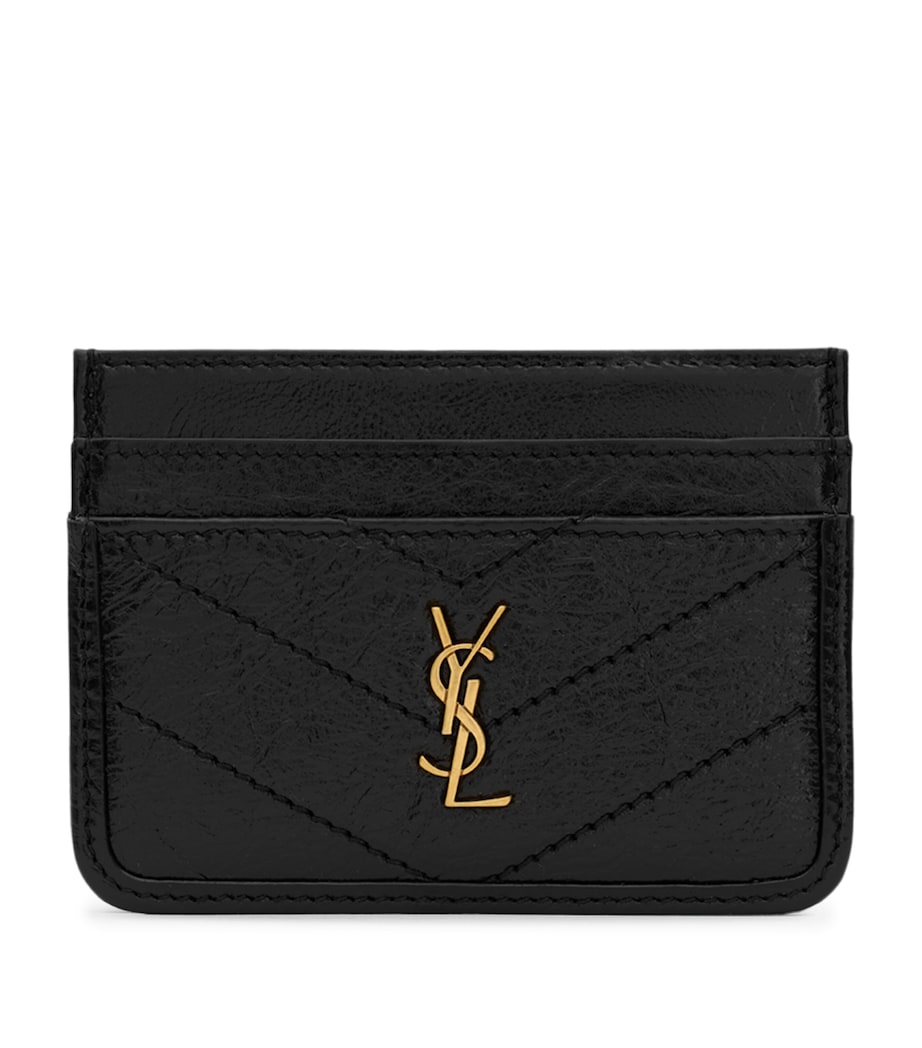 Saint Laurent Calfskin Cassandre Card Holder Image 1
