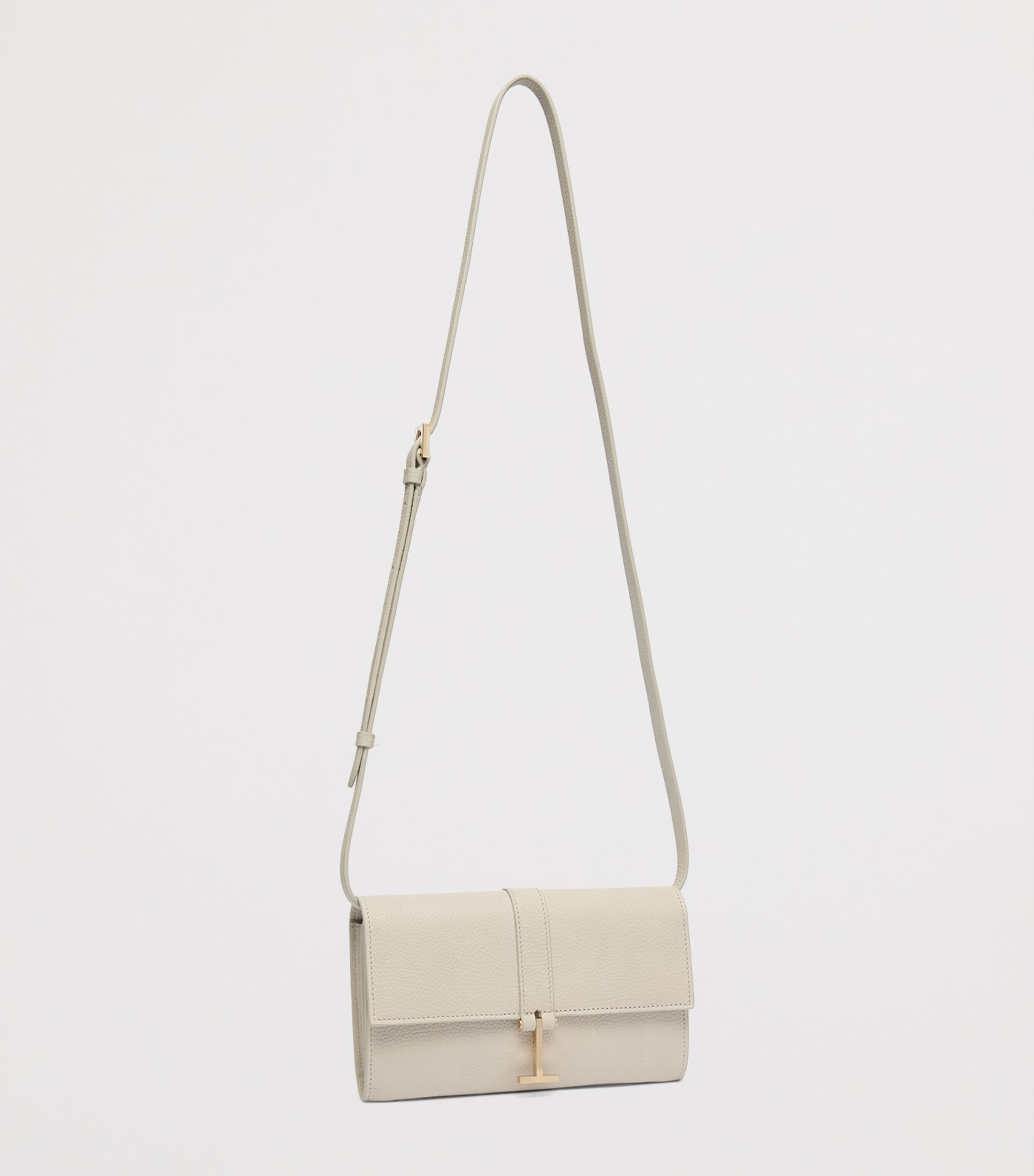 TOM FORD Leather Wallet with Strap Tah Image 2