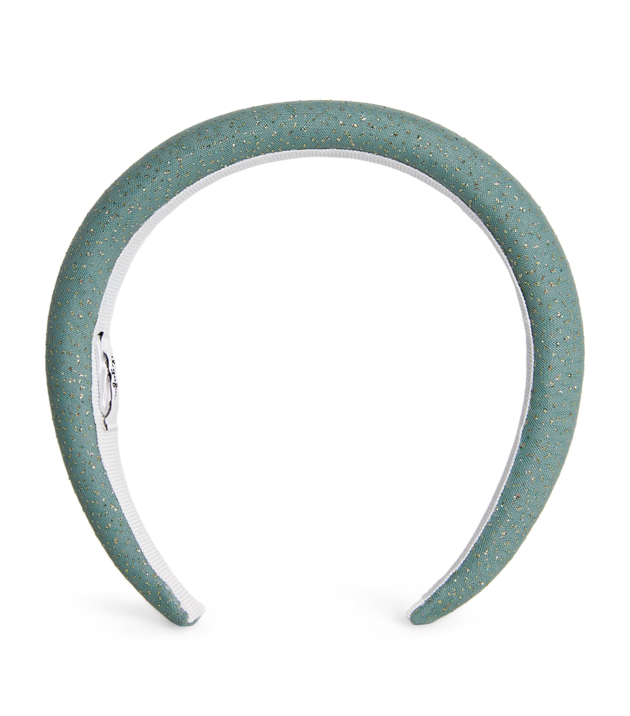 Il Gufo Sequinned Headband In Green