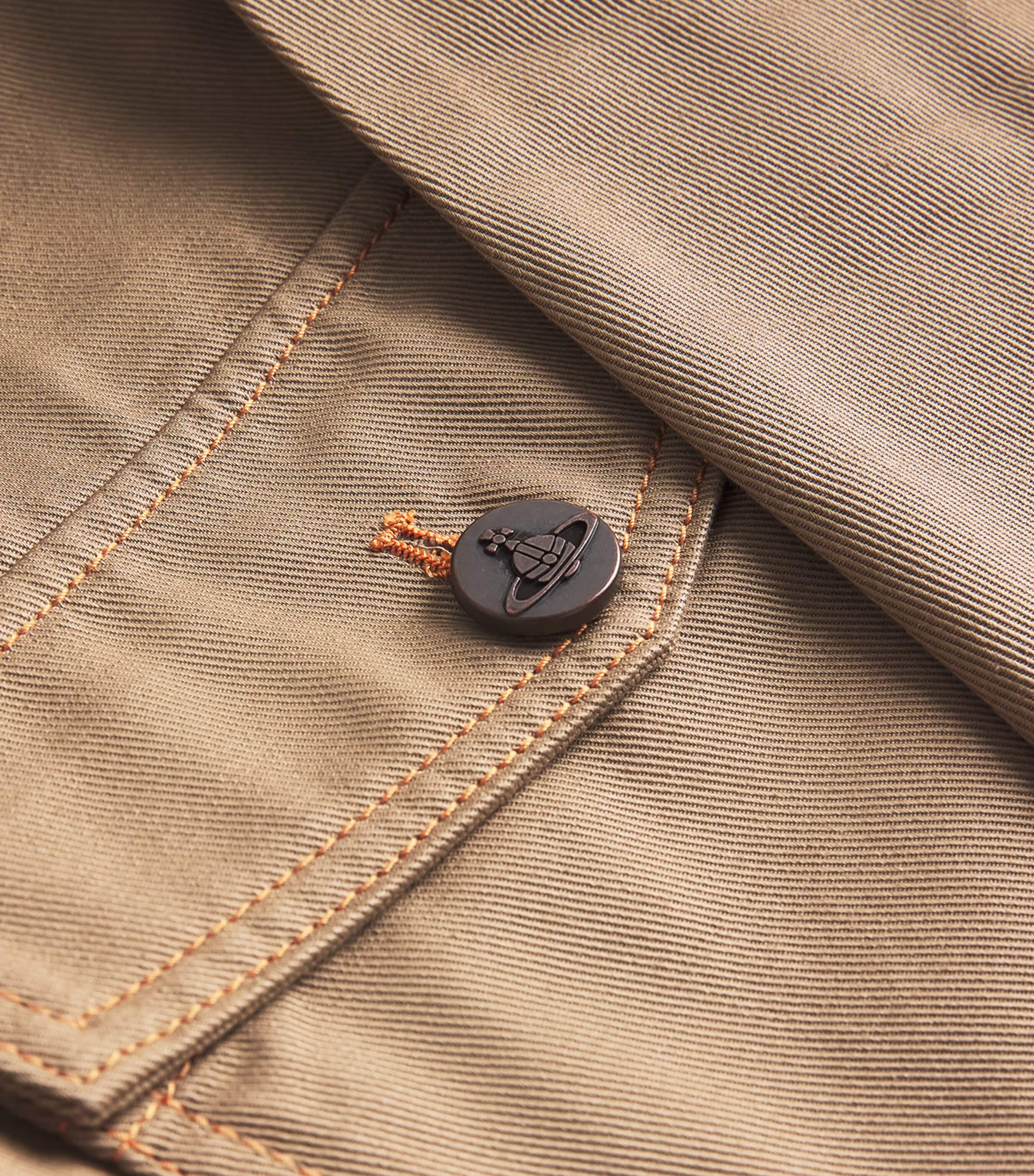 Cropped Marlene Denim Jacket C404-CAMEL Image 5