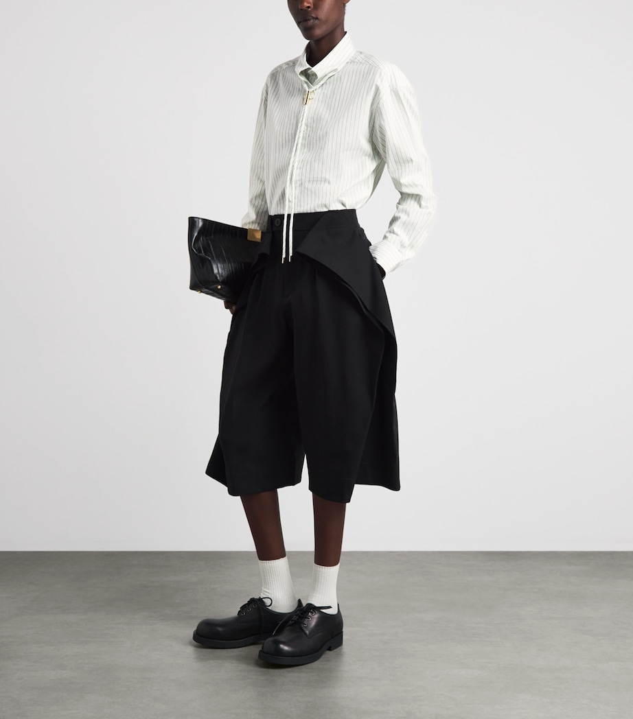 Issey Miyake Womens Cotton Monsieur Shirt White Hued Image 2