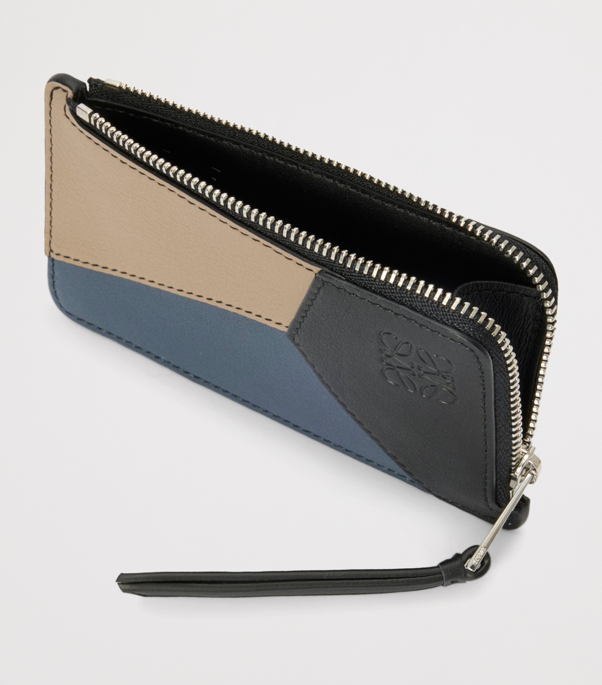 LOEWE Blue Leather Puzzle Edge Multi Card Holder | Harrods AE