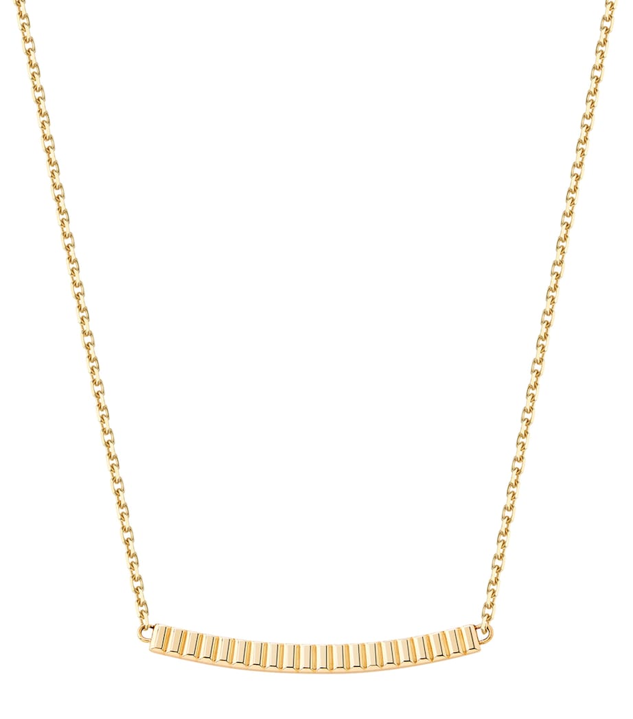 Yellow Gold Quatre Grosgrain Pendant Necklace YELLOW GOLD Image 1