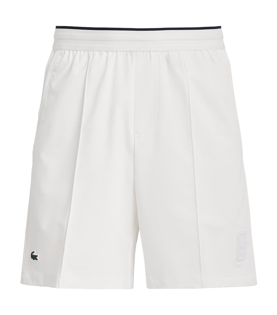 Lacoste Stretch Taffeta Ultra Dry Tennis Shorts White