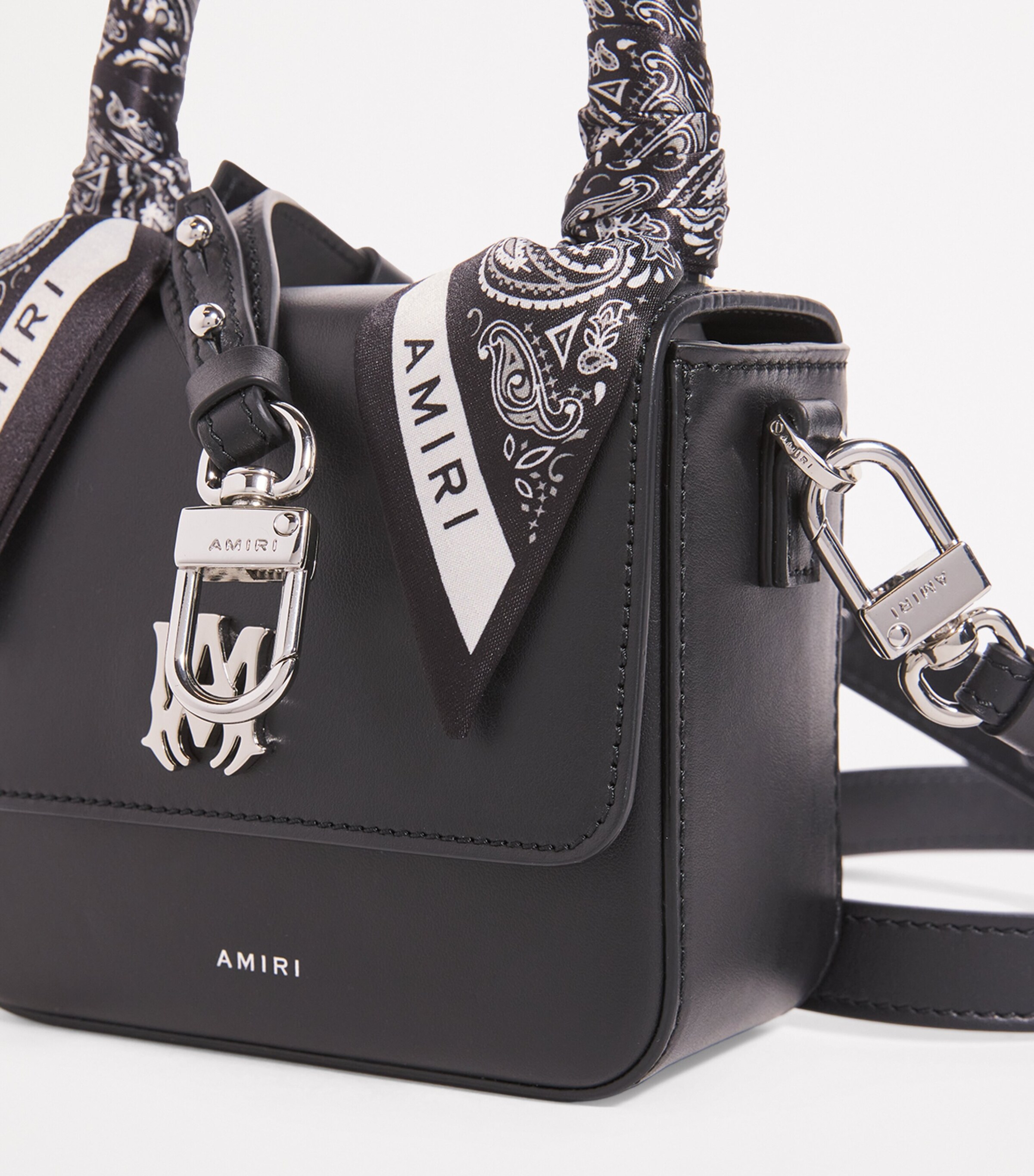 AMIRI Leather Micro MA Bag Black Image 6