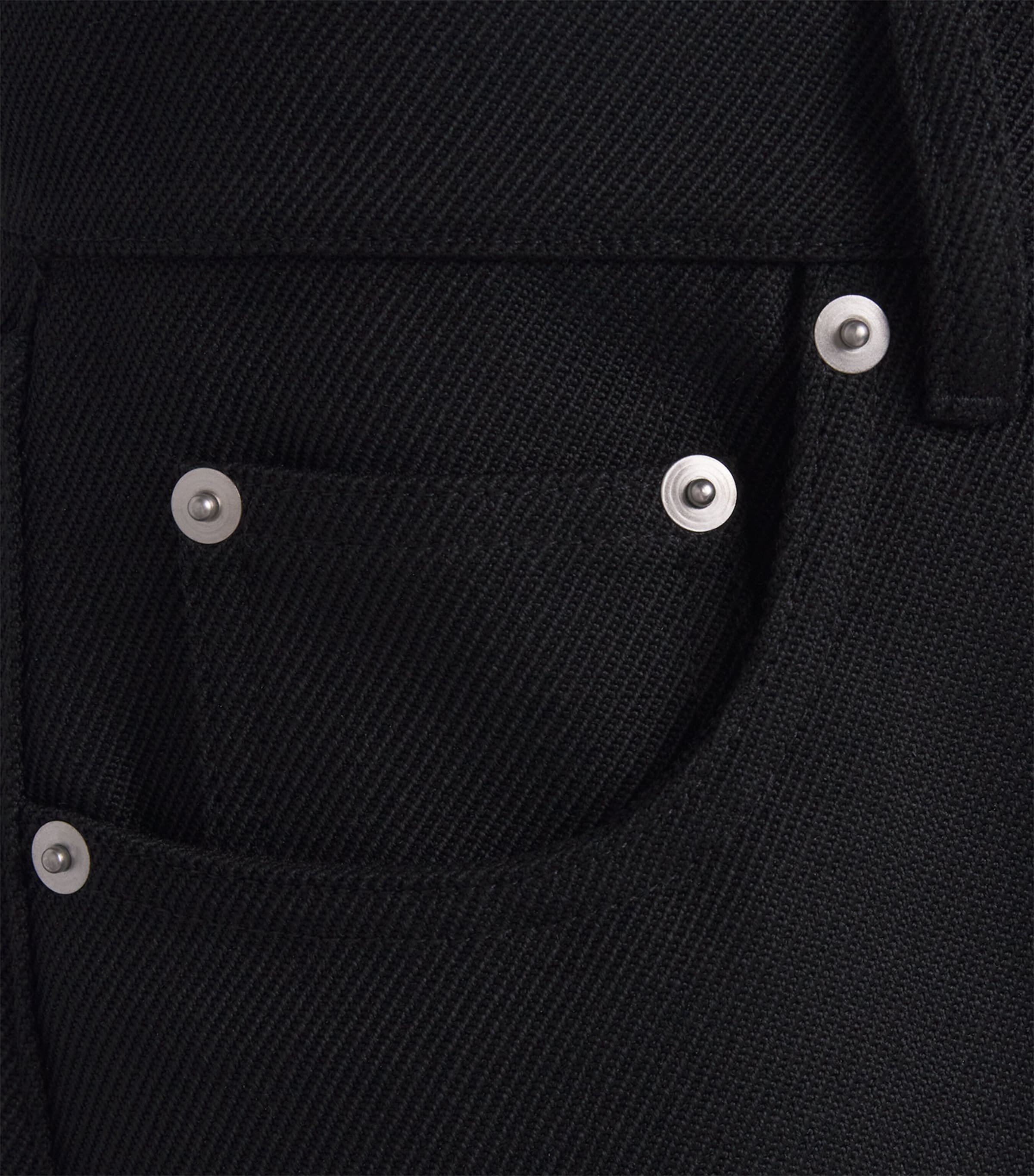 Rick Owens Mens Kurdt Slim Jeans Black Image 6