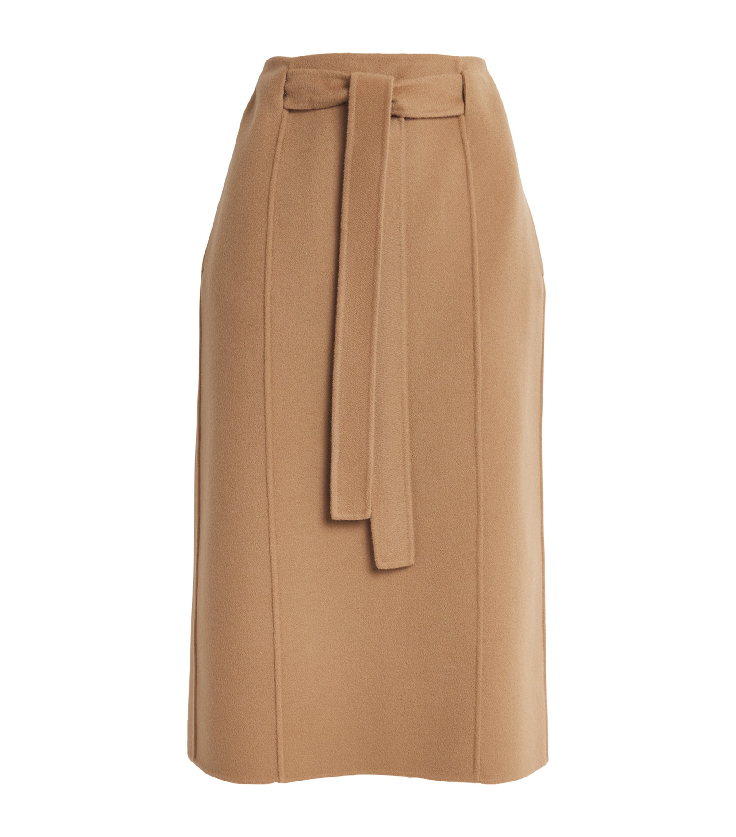 MAX MARA VIRGIN WOOL MIDI SKIRT 