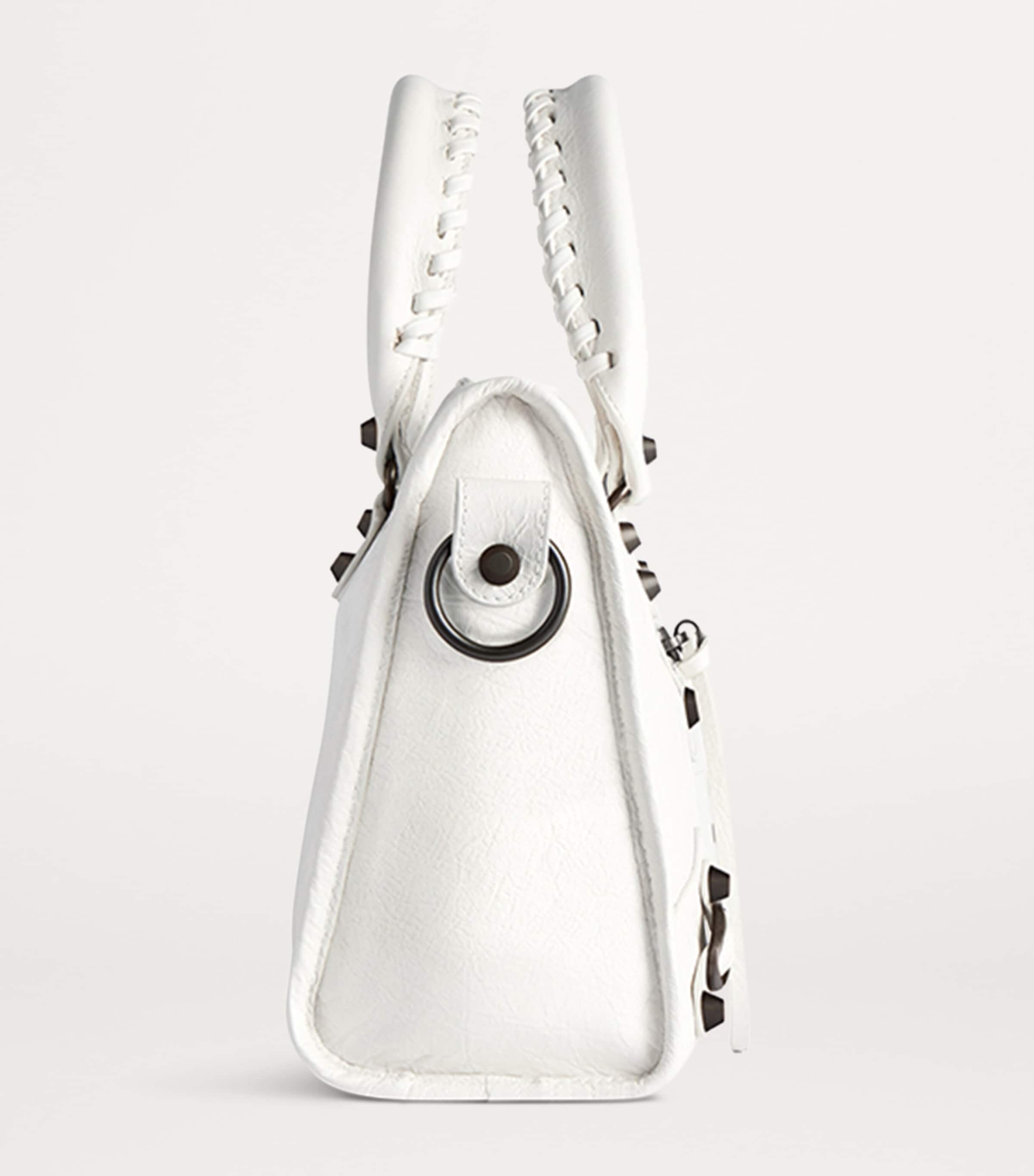 Balenciaga Small Lambskin Le City Top-Handle Bag Image 9