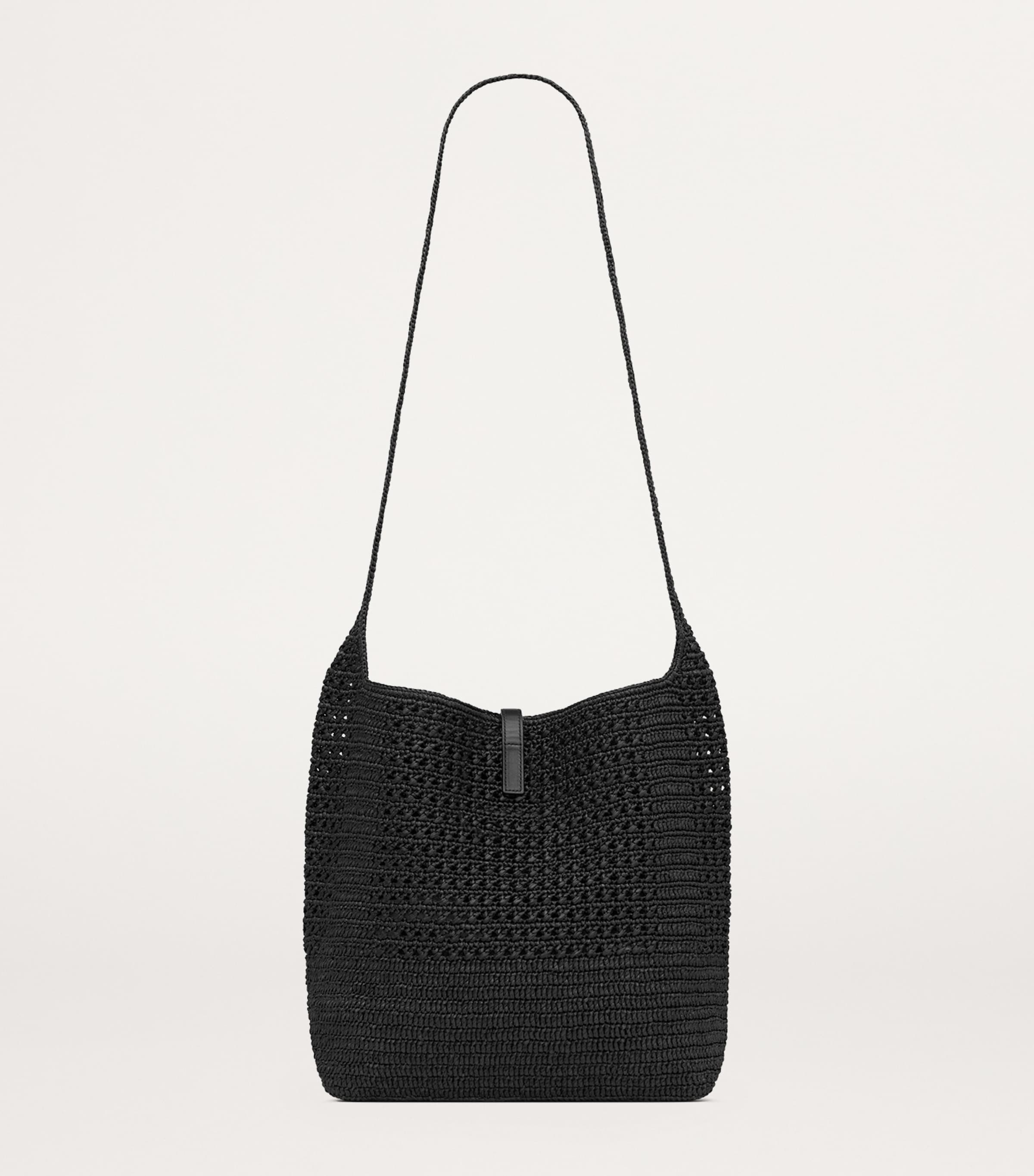 Saint Laurent Raffia Le 5 á 7 Shoulder Bag Image 2