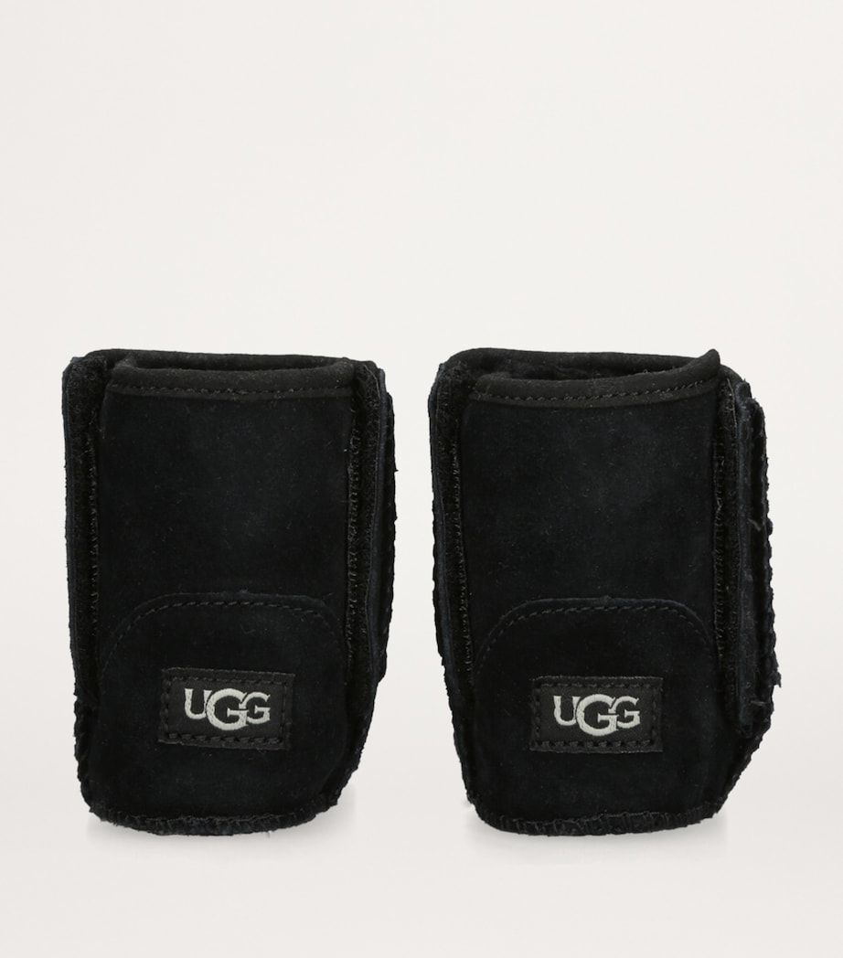 Suede Classic Baby Booties BLACK Image 2