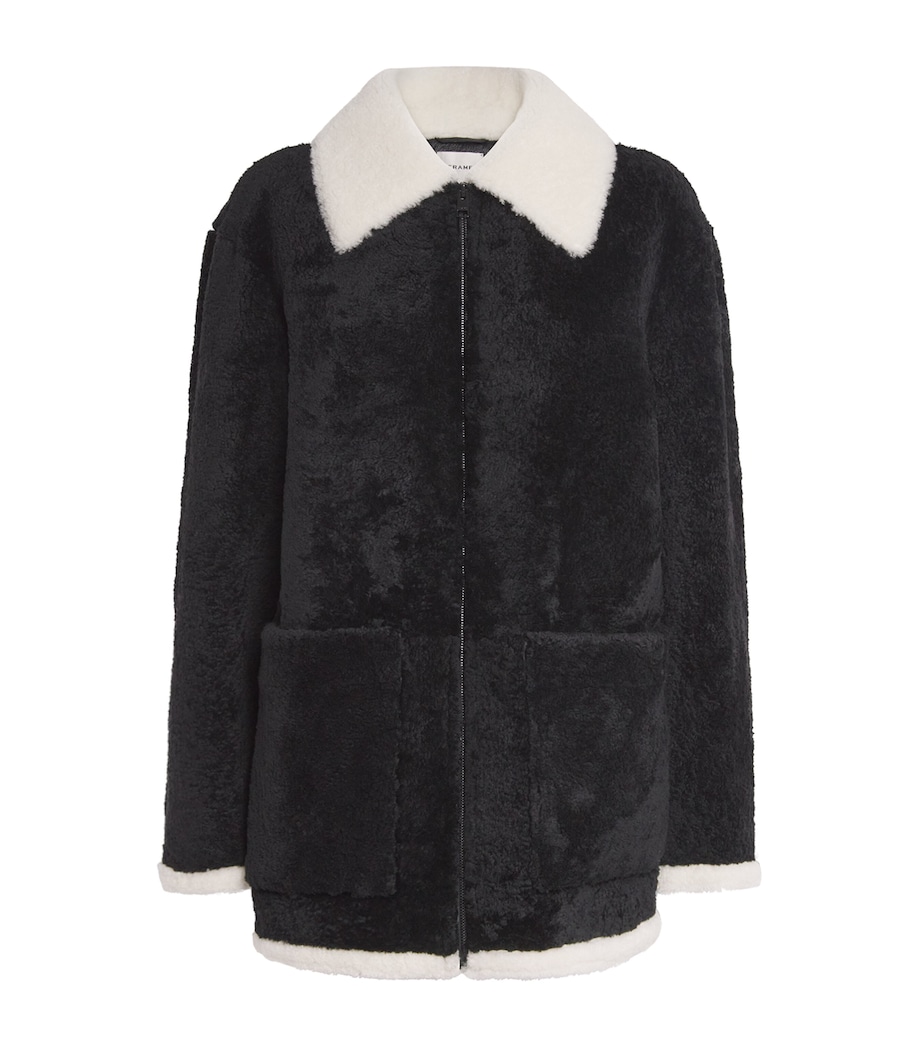 Lamb Shearling Jacket BLACK Image 1