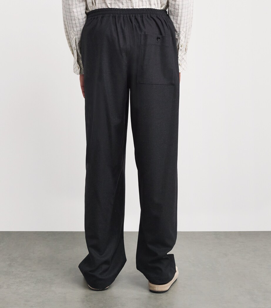Cashmere-Blend Pyjama Trousers ANTHR/GREY MU190 Image 4