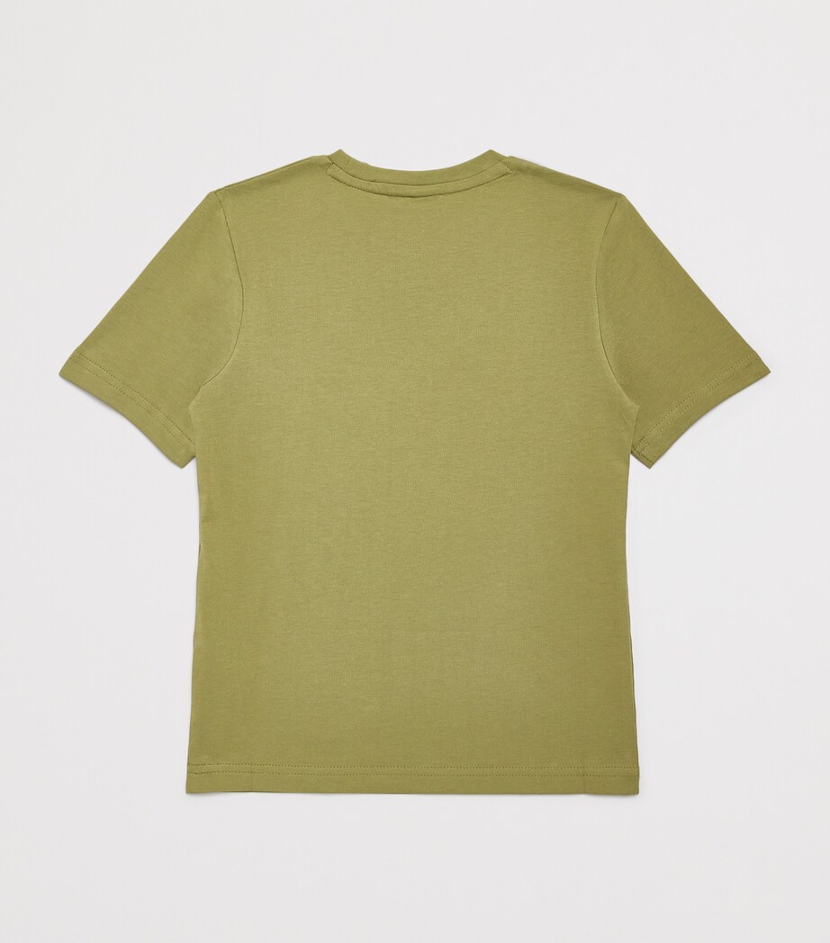 BOSS Kidswear Cotton Logo T-Shirt (6-16 Years) Dark Green Image 2