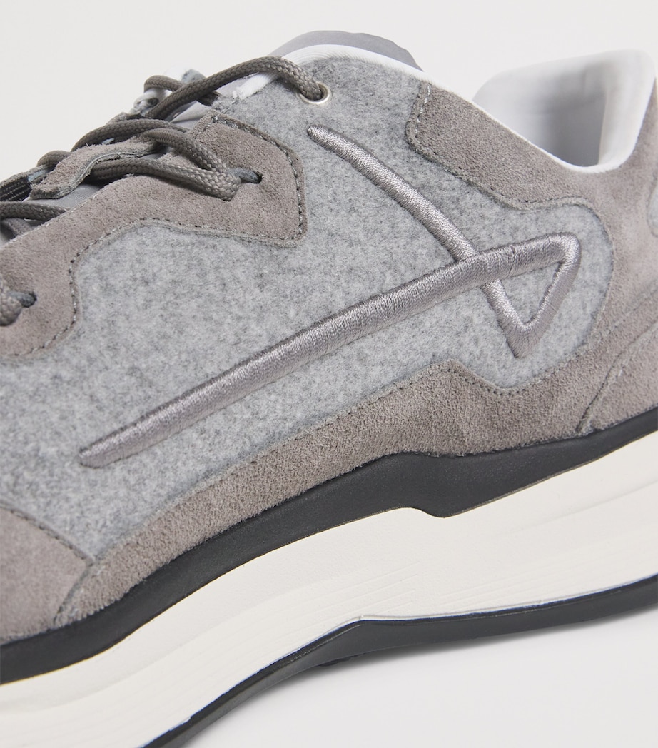 Suede Maggiore Sneakers 9420 GREY Image 7