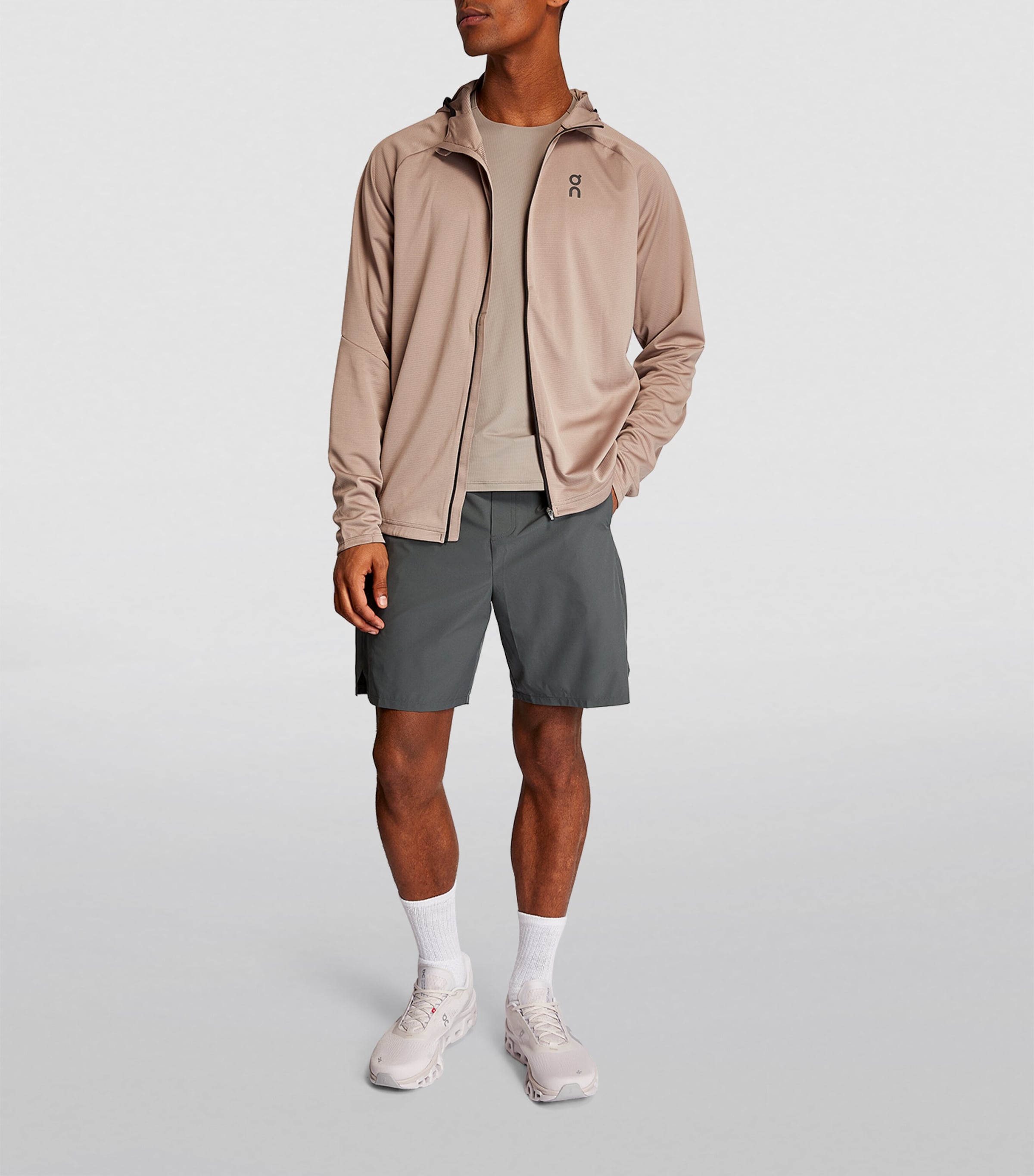 Performance Running T-Shirt CINDER | ASH Image 2