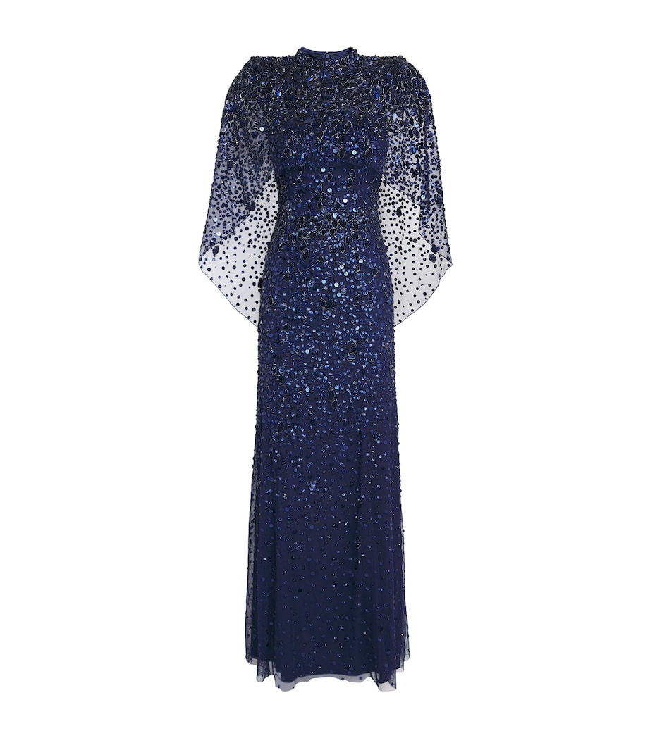 Bead-Embellished Gracie Gown MIDNIGHT Image 1