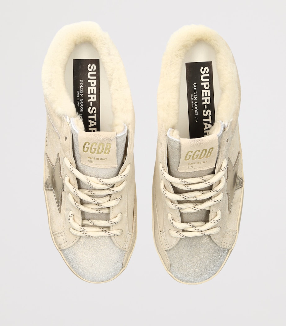 Golden Goose Suede Super Star Sabot Sneakers Beige Oth Image 4