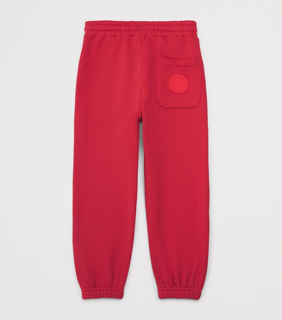 Stella McCartney Kids Cotton Sweatpants (6-36 Months) Red Image 2