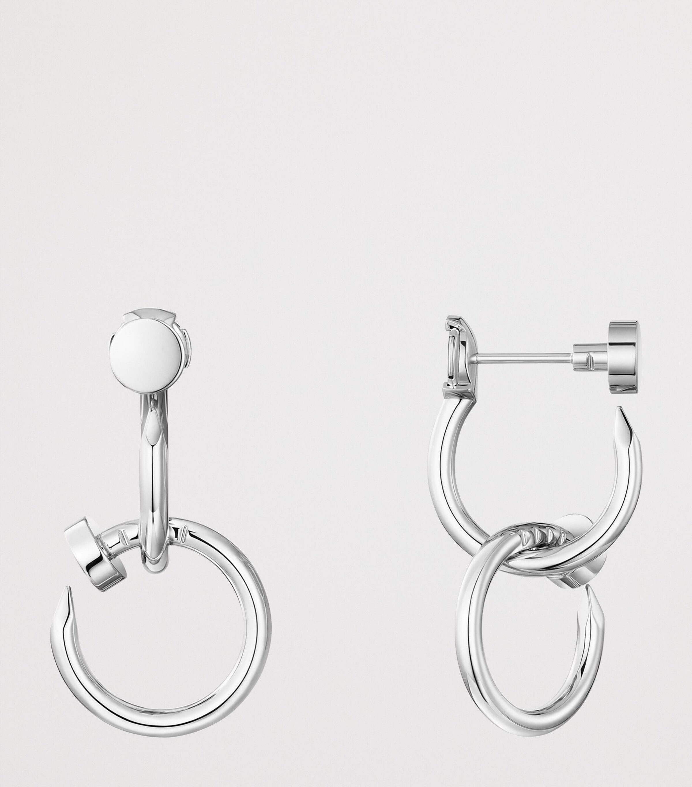 White Gold Juste un Clou Earrings WHITE GOLD Image 6