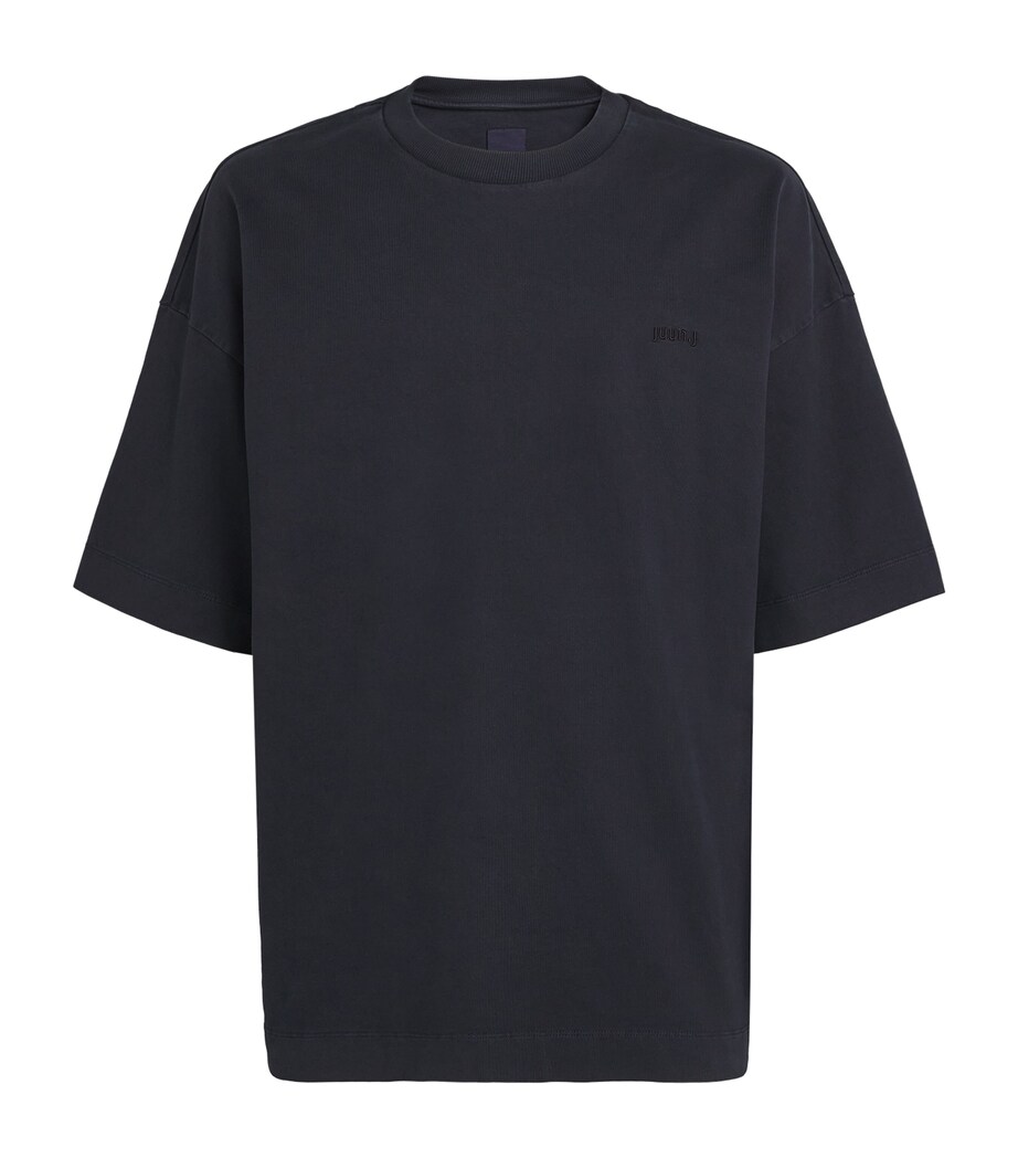Juun.J Mens Cotton Oversized T-Shirt Navy R Image 1