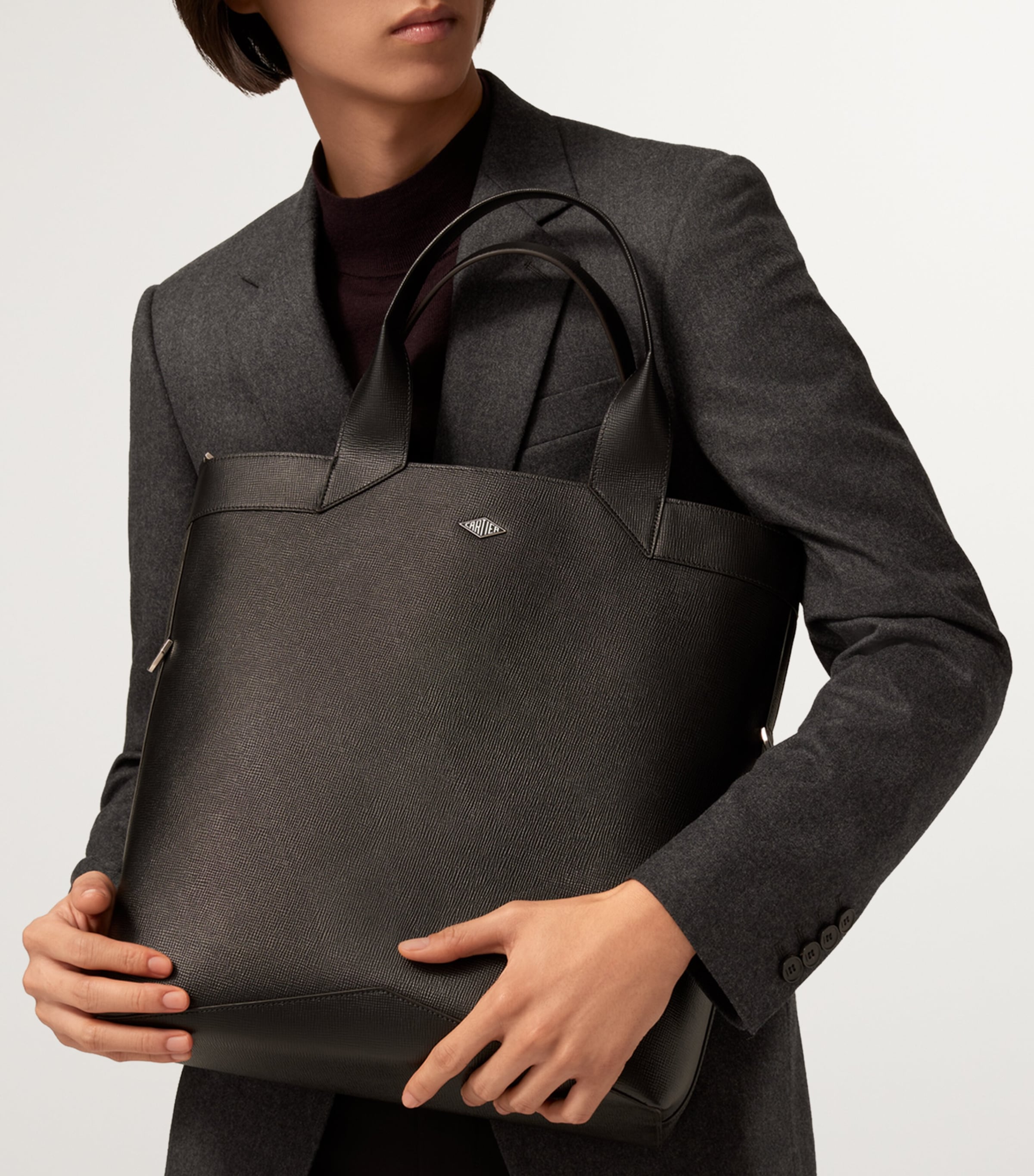 Cartier Small Leather Losange Tote Bag | Harrods DE