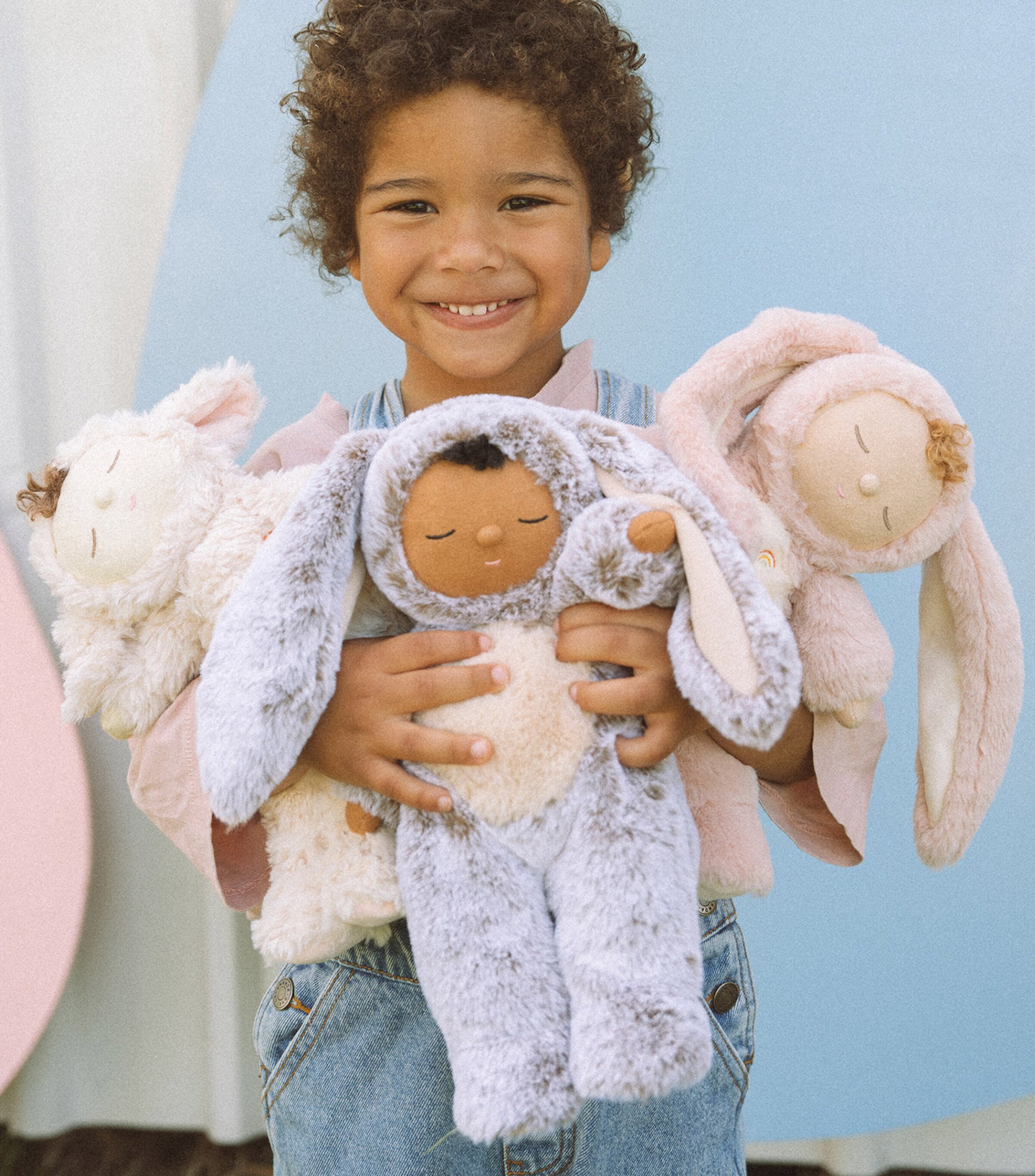 Olli Ella Cozy Dinkums Bunny Muffin (31cm) Image 8