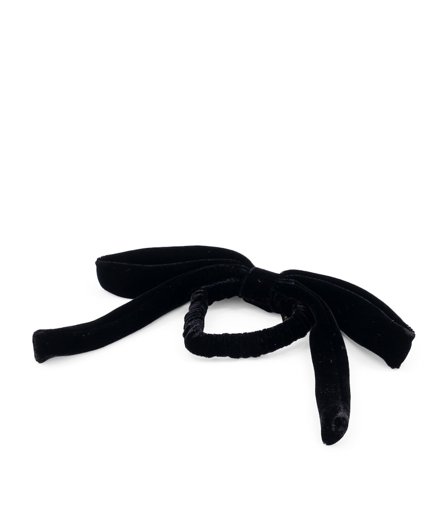 Velvet Timeless Lucie Bow Hairband N- NOIR Image 2