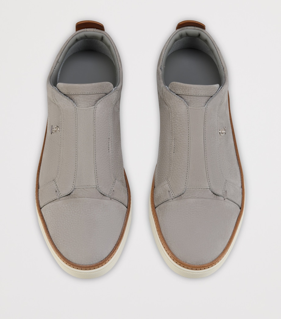 Christian Louboutin Marcontonio Leather Slip-On Sneakers Image 4