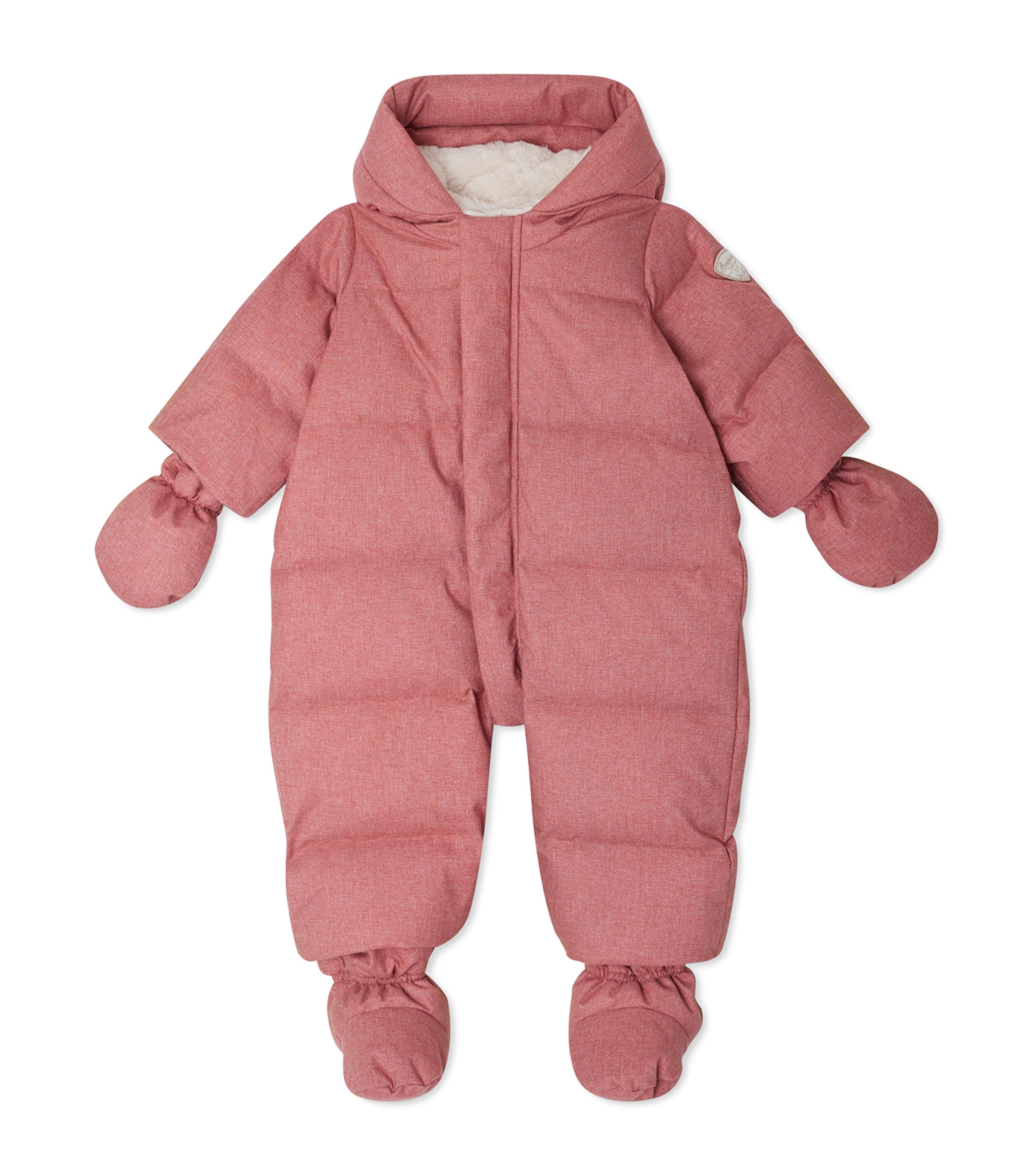 Bonpoint Down-padded Tagonfly Hooded Snowsuit In Pink
