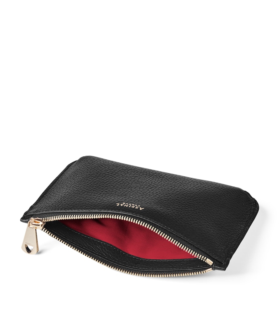 Medium Leather Ella Pouch BLACK Image 4