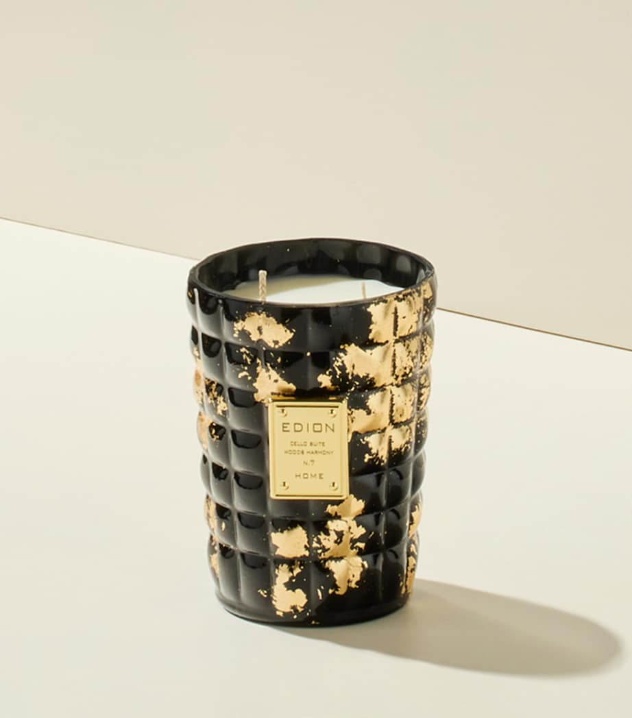 EDION Cello Suite No.7 Wood Harmony Candle (300g) Gold Image 2