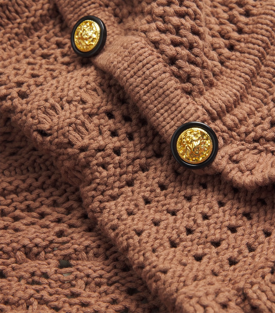 Open-Stitch Kiva Cardigan DARKCINAMNSWIRL/GOLD Image 5