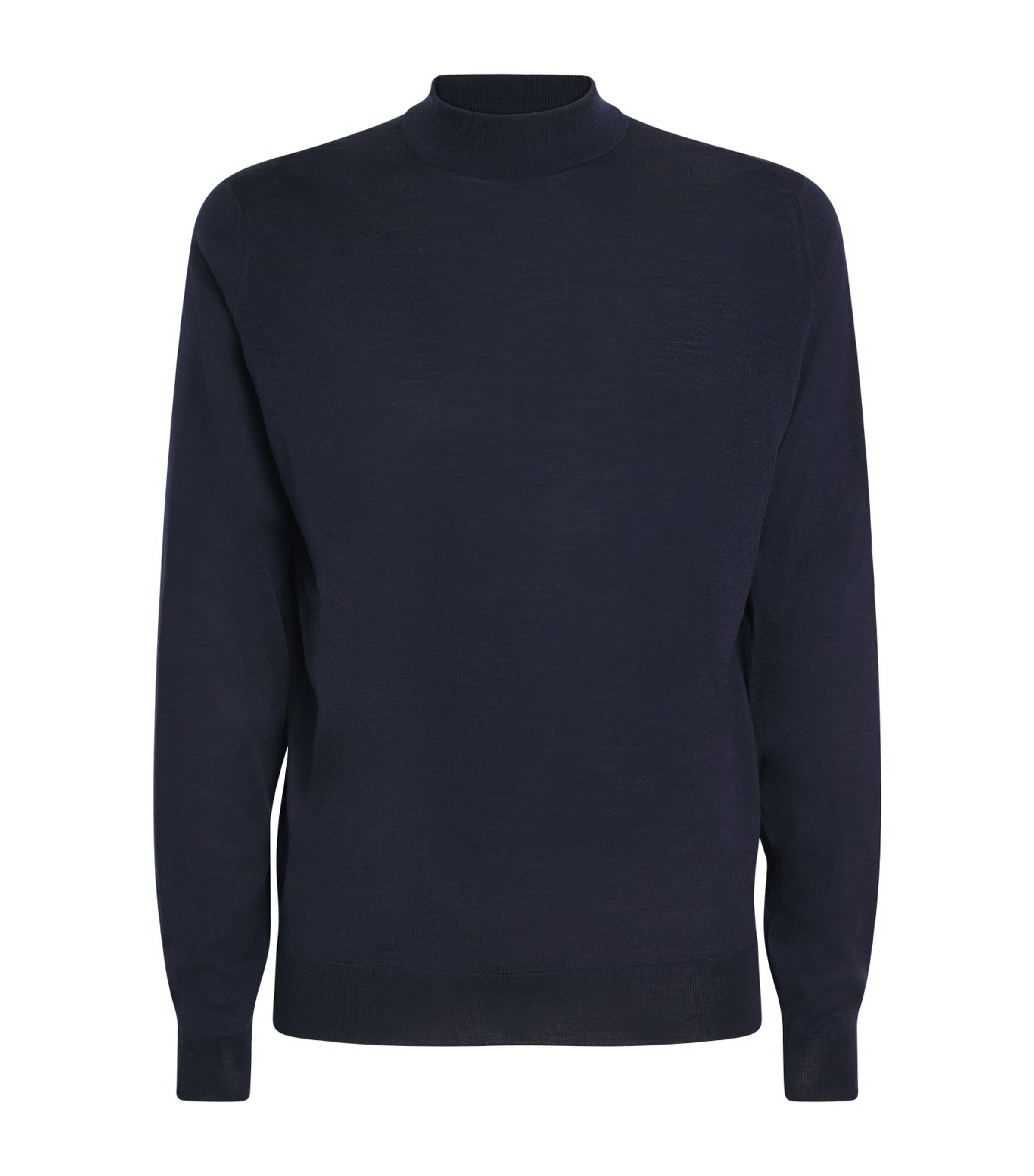 John Smedley Merino Wool Harcourt Sweater In Blue