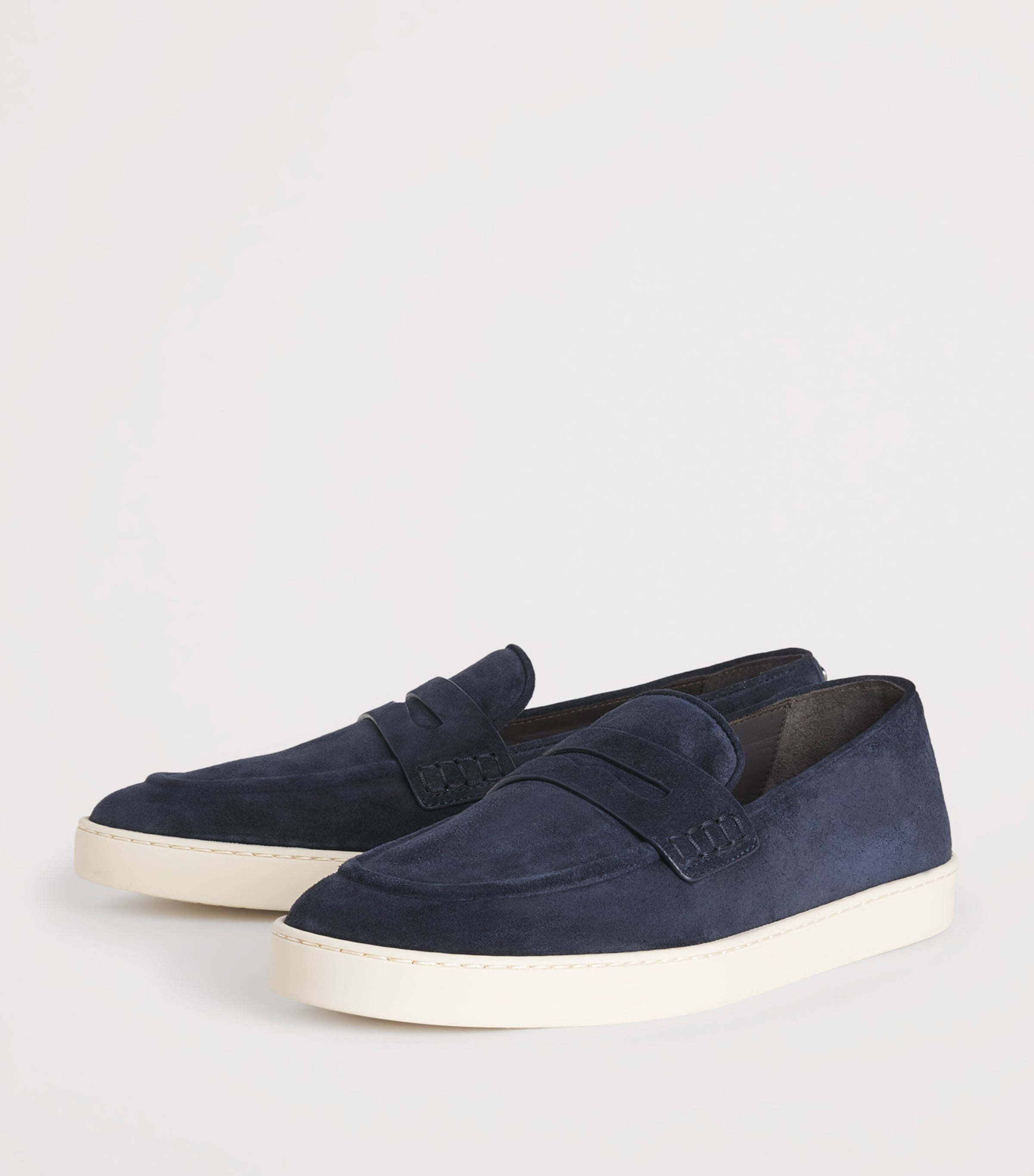 Suede Penny Loafers 300 Image 3