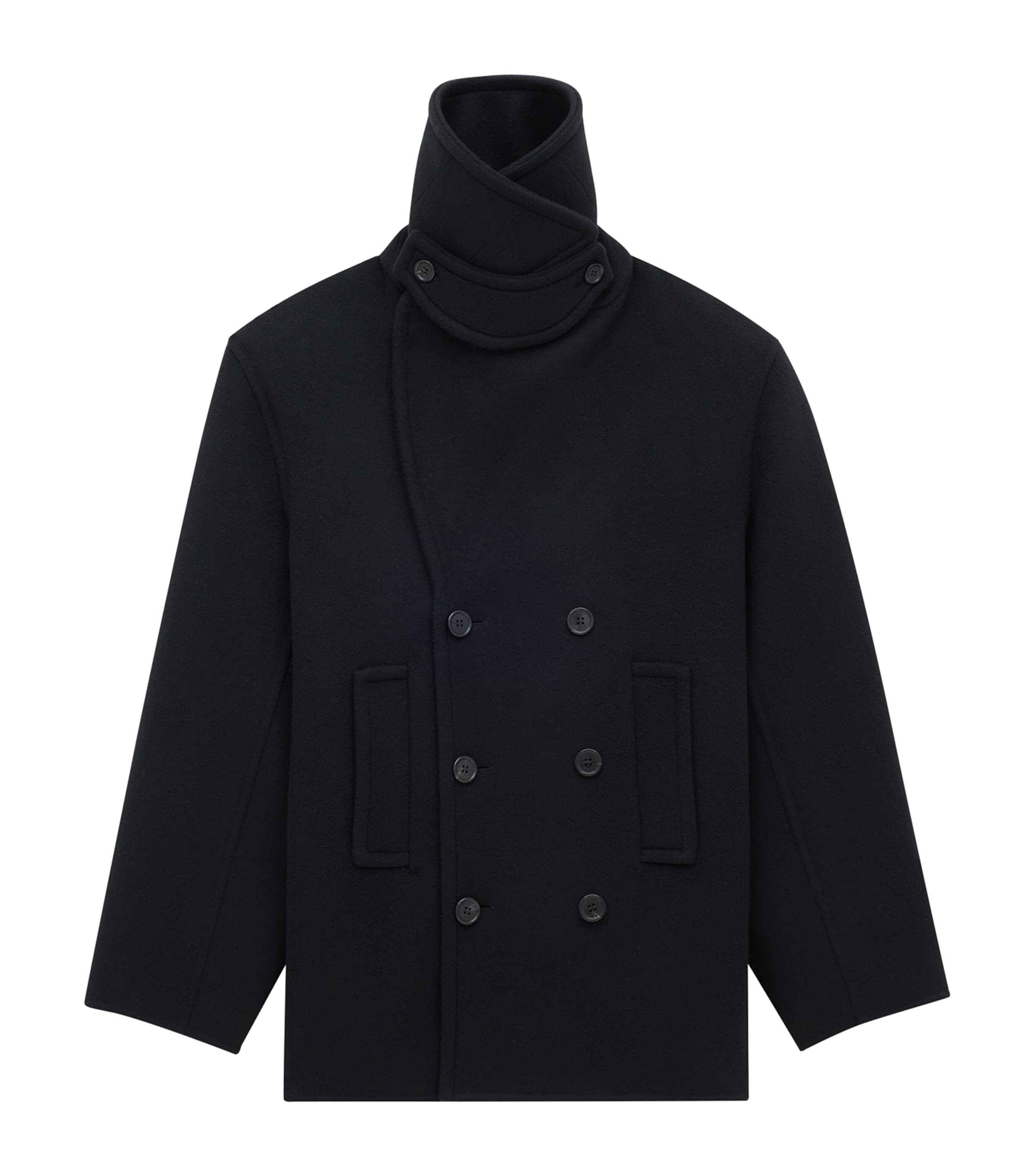 Wool Pea Coat 1005 Image 3