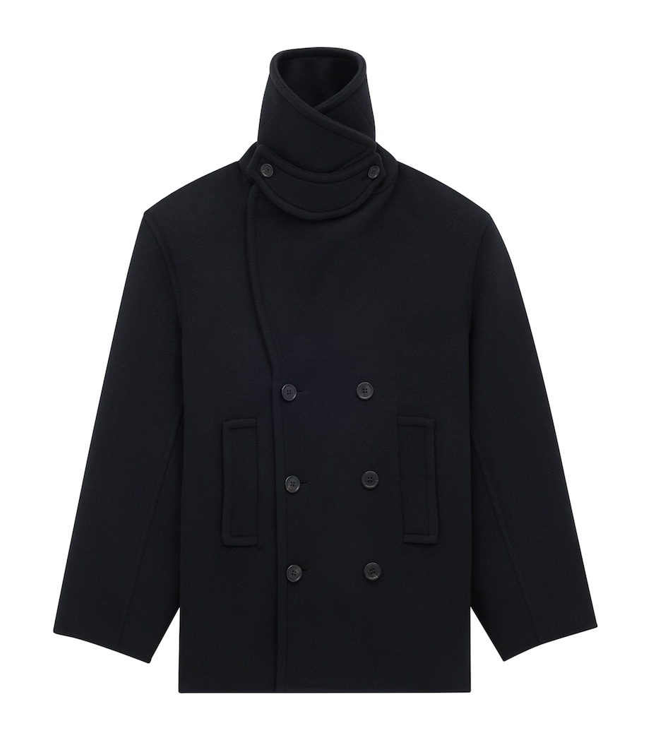 Wool Pea Coat 1005 Image 3