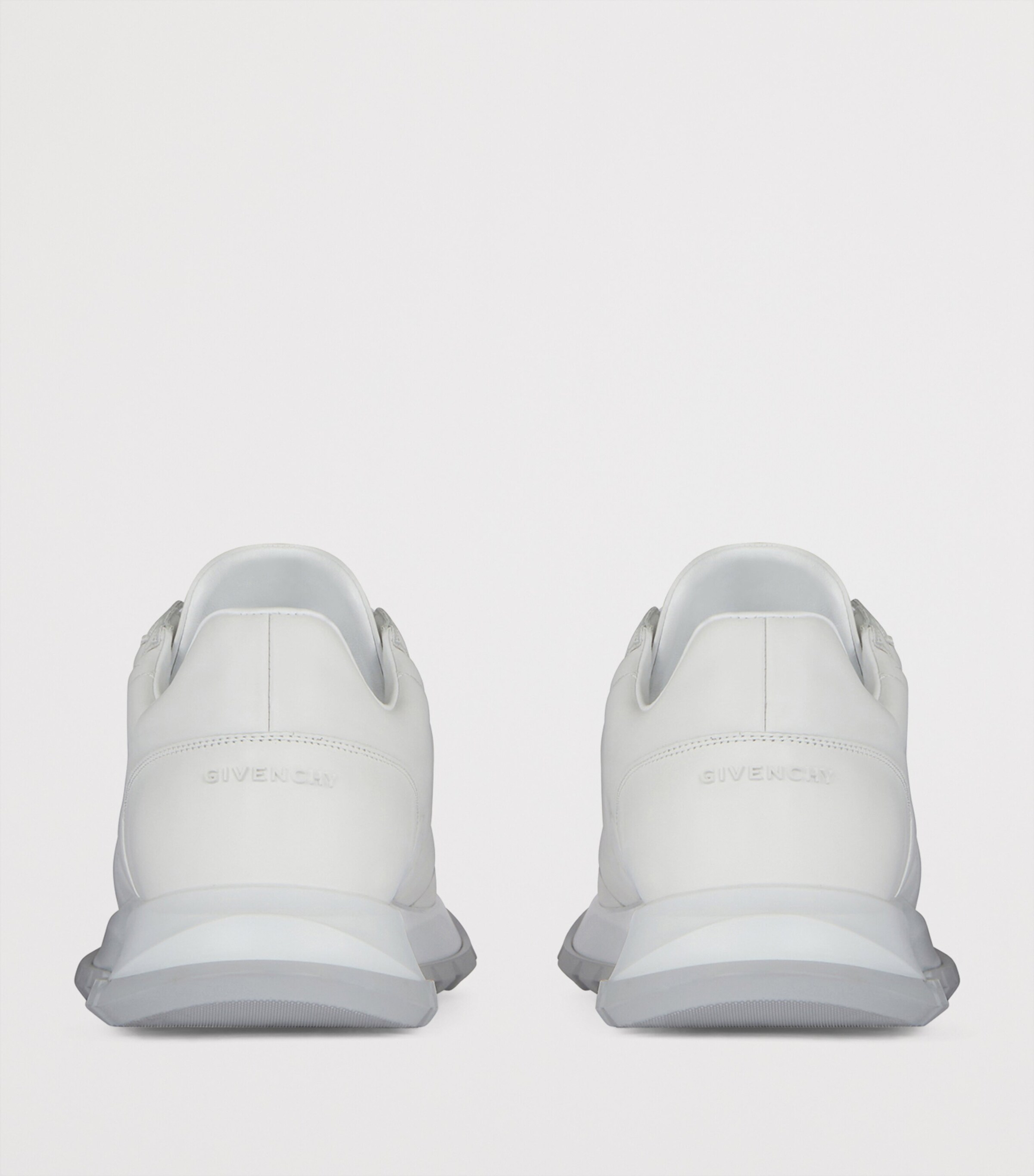 Leather Low-Top Sneakers WHITE Image 5