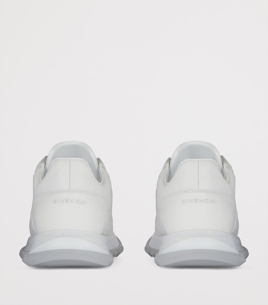Leather Low-Top Sneakers WHITE Image 5