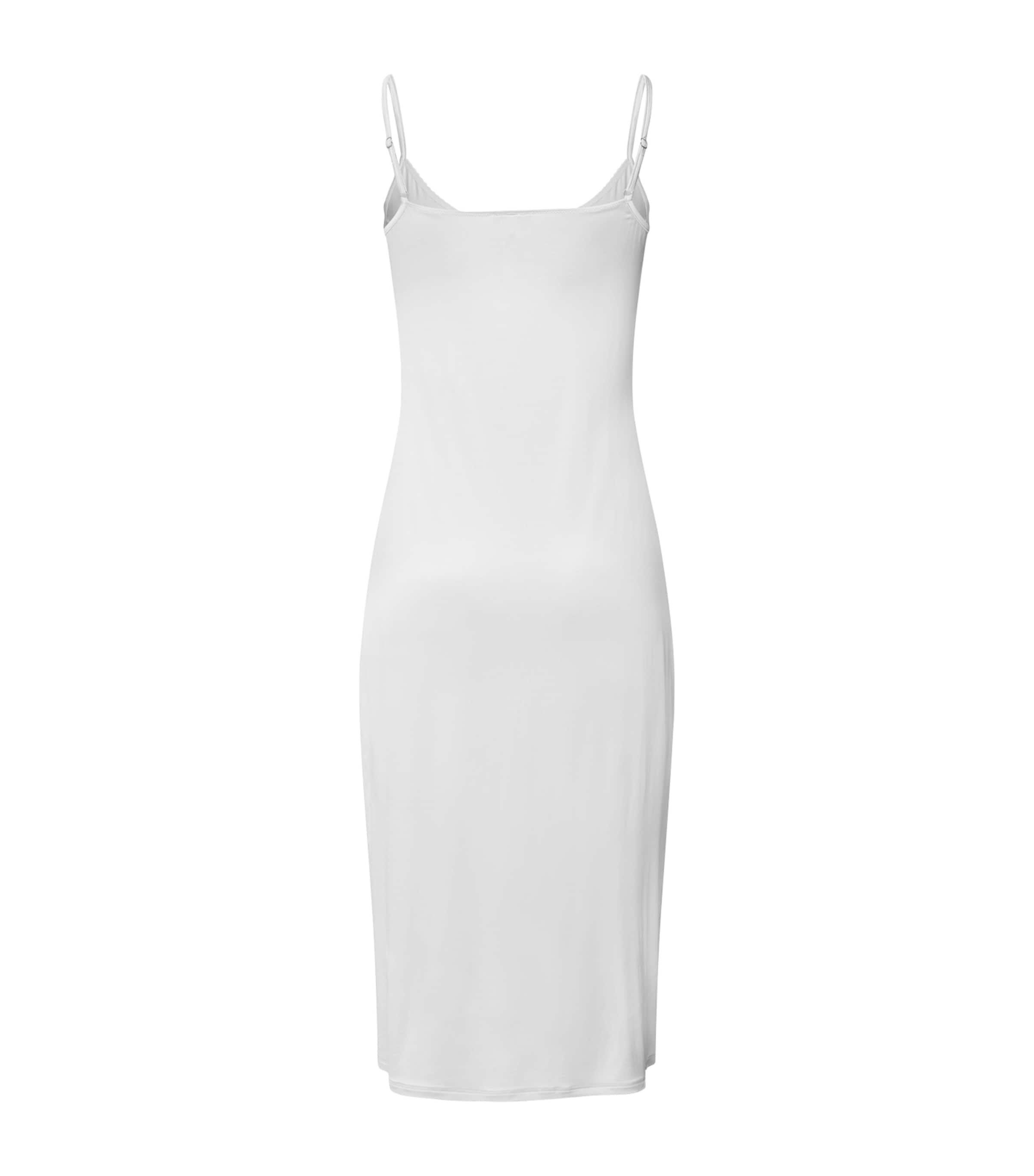 Satin Midi Dress OFF WHITE Image 3
