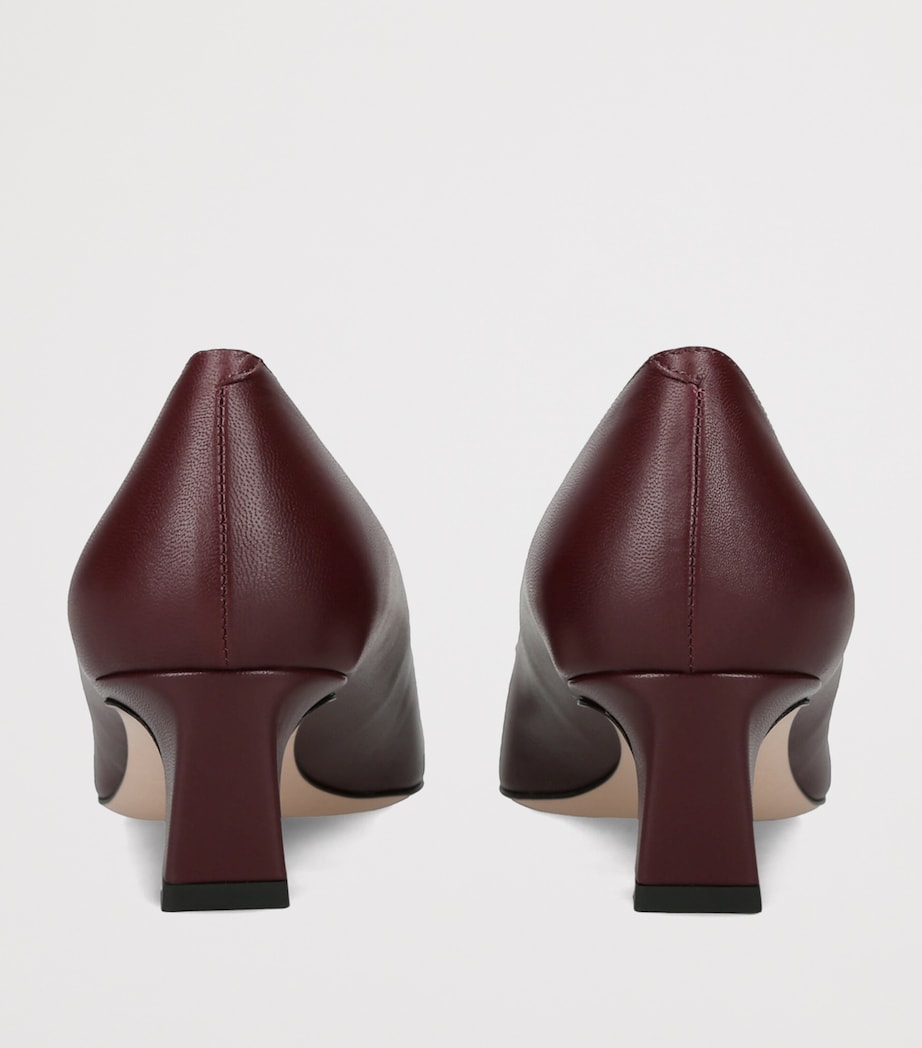 Roger Vivier Womens Belle Vivier Trompette Pumps 45 Wine Image 4
